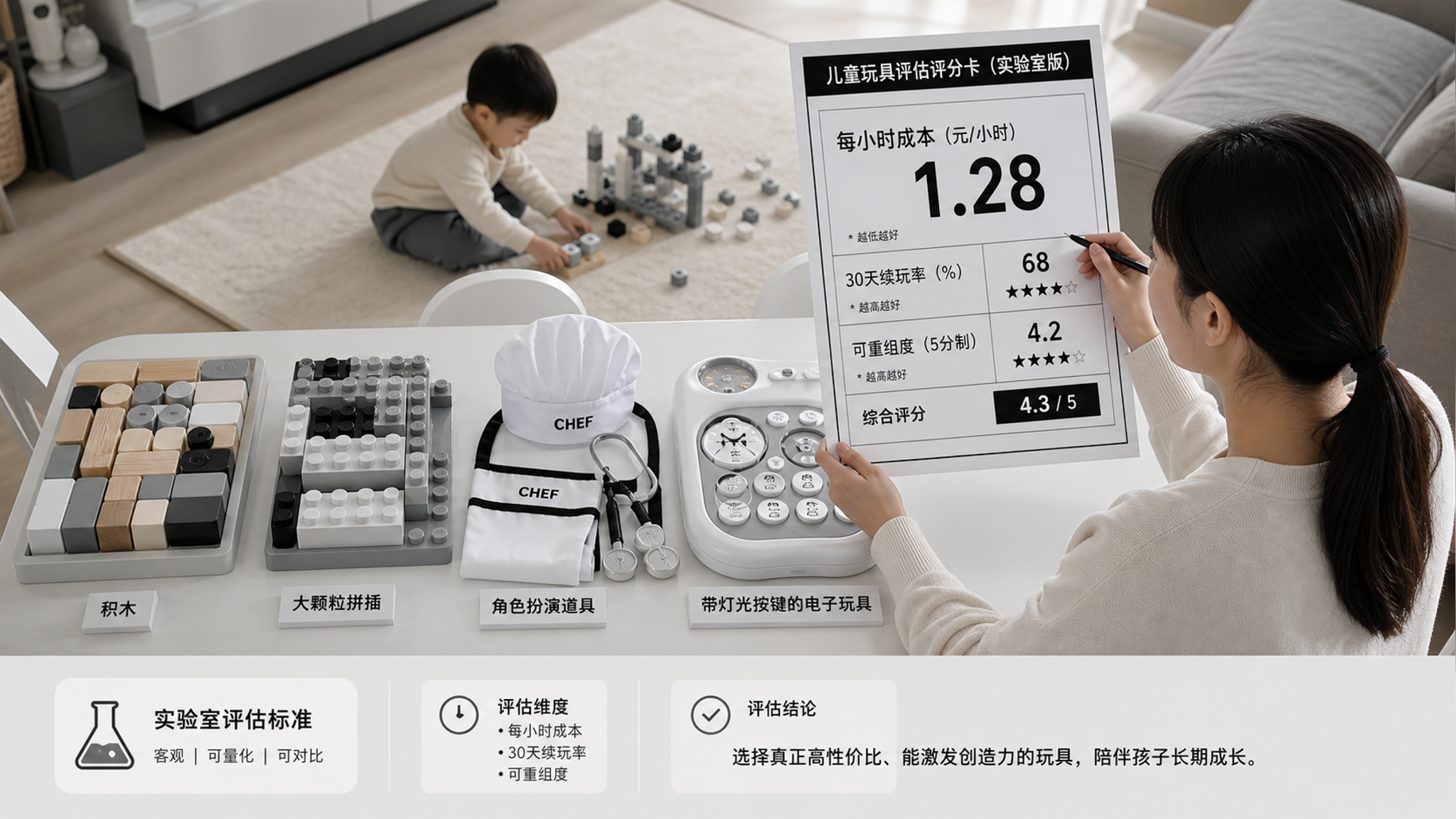 暑期别再乱囤玩具：用3个指标算清每小时成本