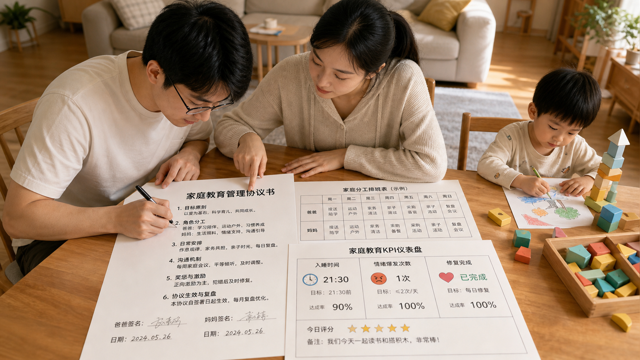 妈妈别再单打独斗：一份家庭教育“统一战线协议”这样签