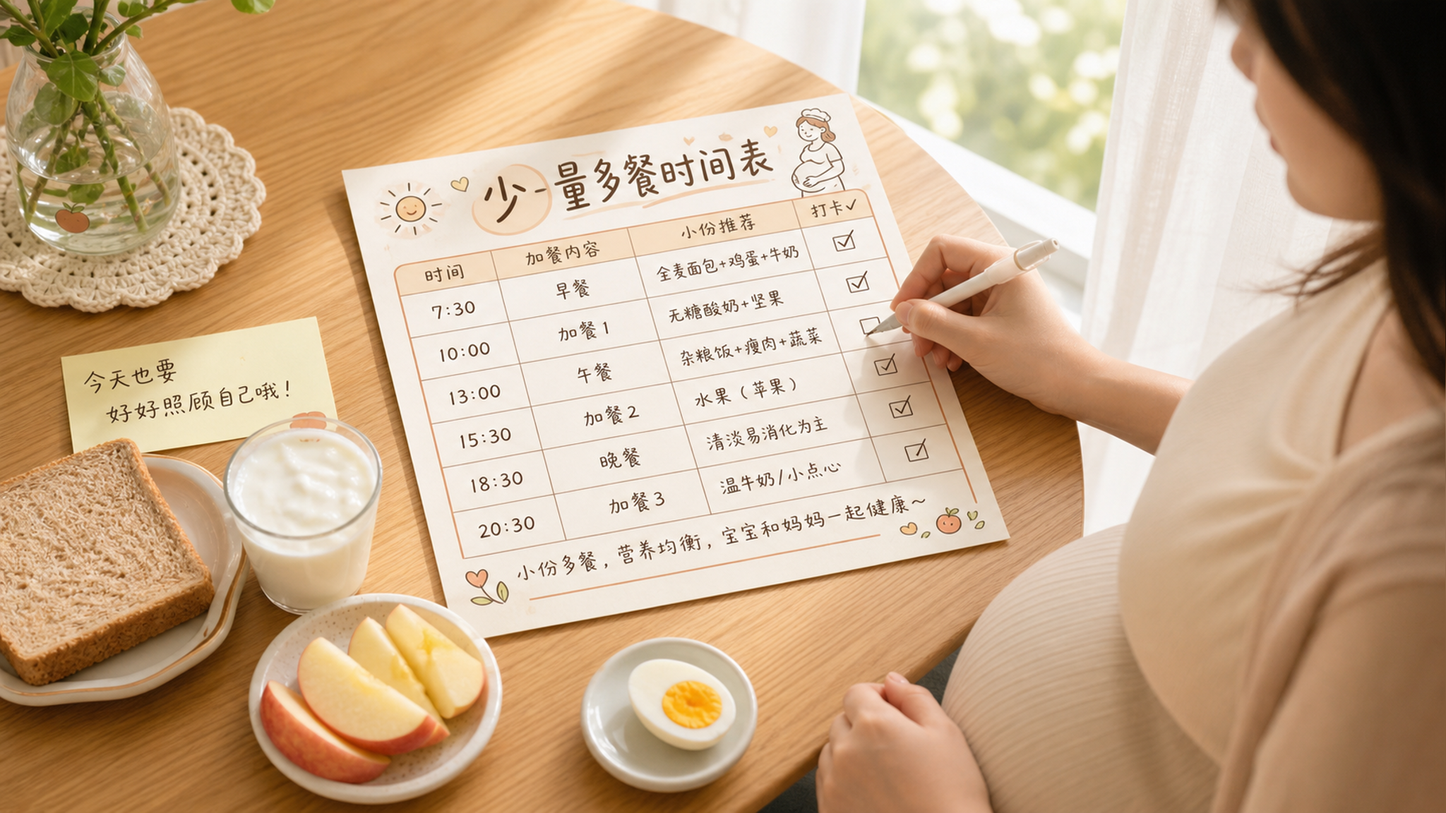 伏天孕期反胃又饿：少量多餐这样吃更舒服