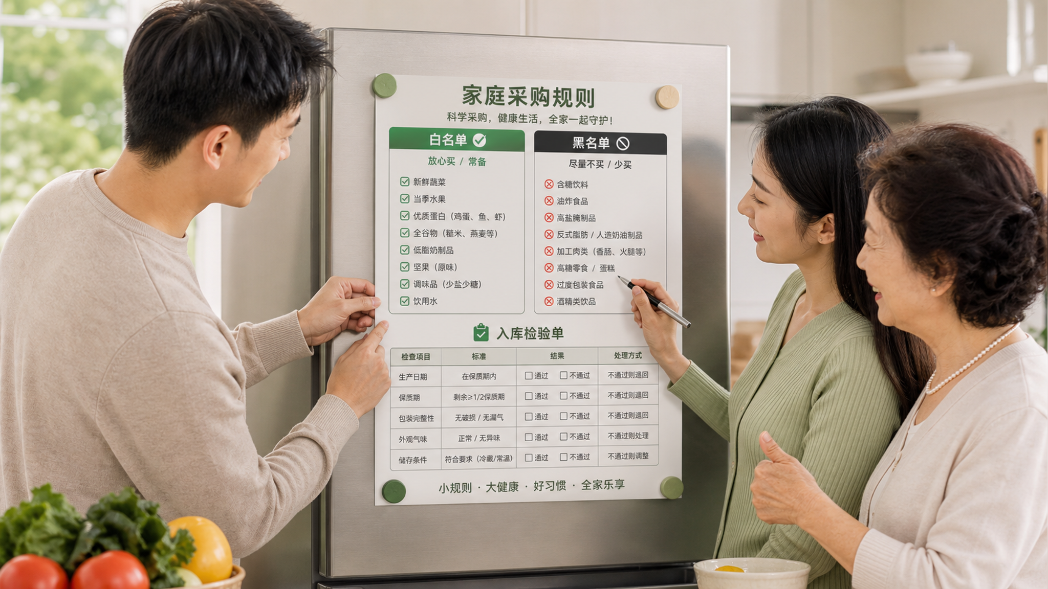 长辈乱买别再吵：3张表夺回家庭采购主权