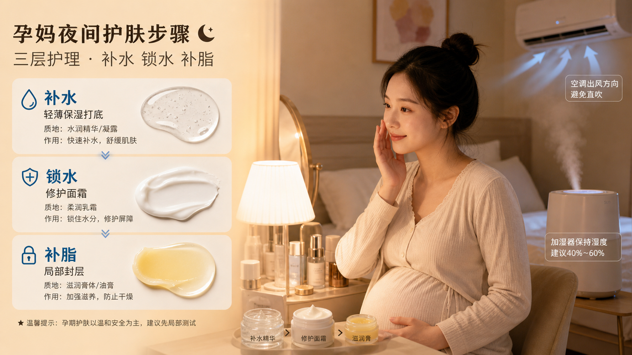 孕期越抹越干？先补脂再谈保湿