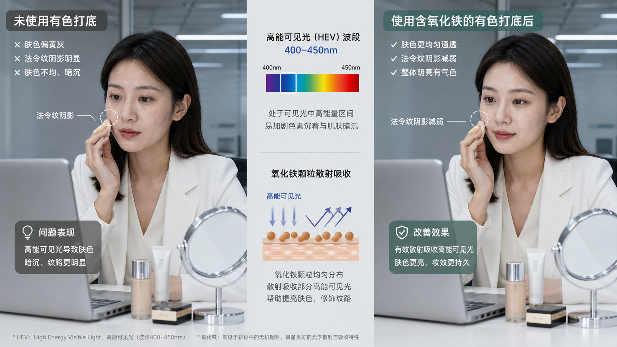 为什么你一开视频就变黄灰？答案在“有色氧化铁”