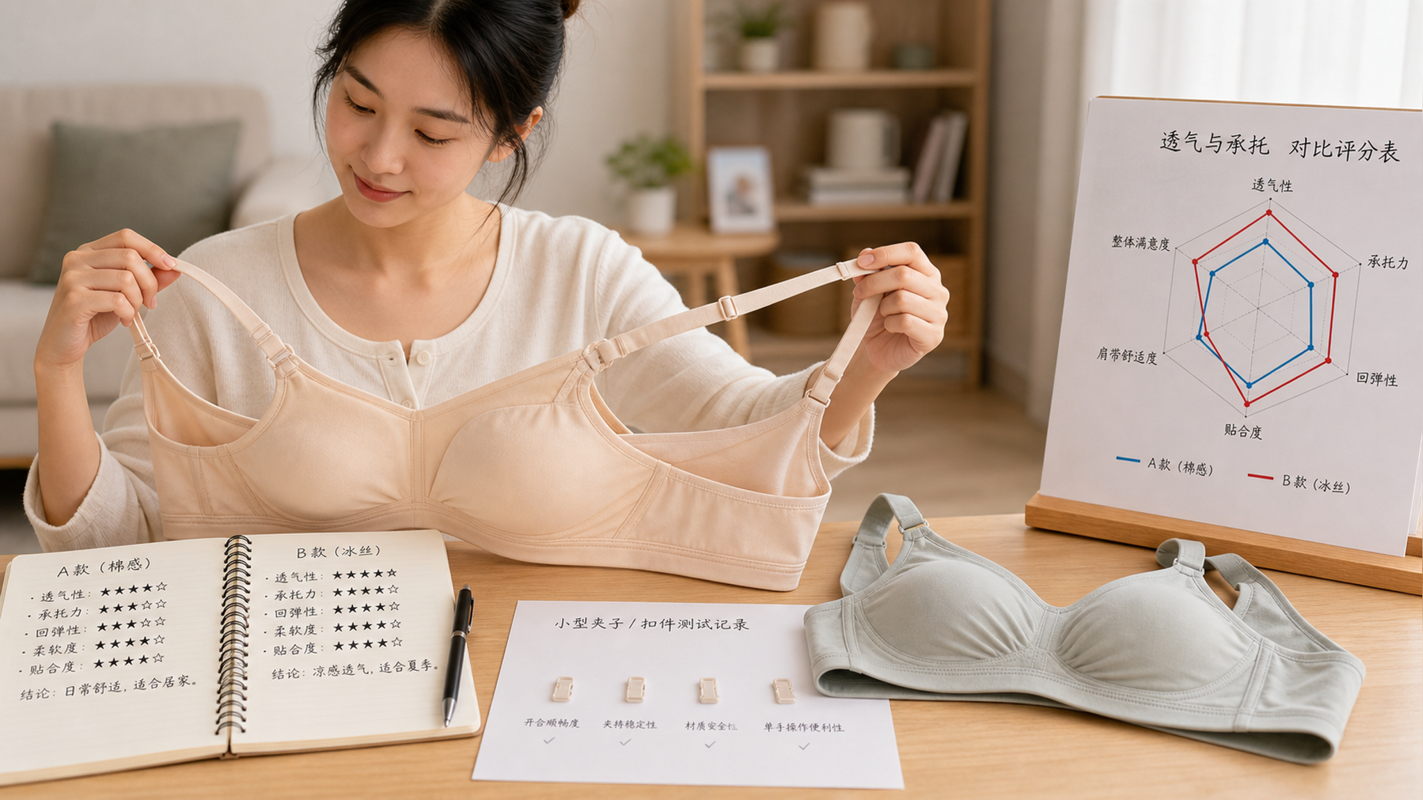 夏天哺乳内衣别瞎买：托得住、够透气、染料更安心的5项检查