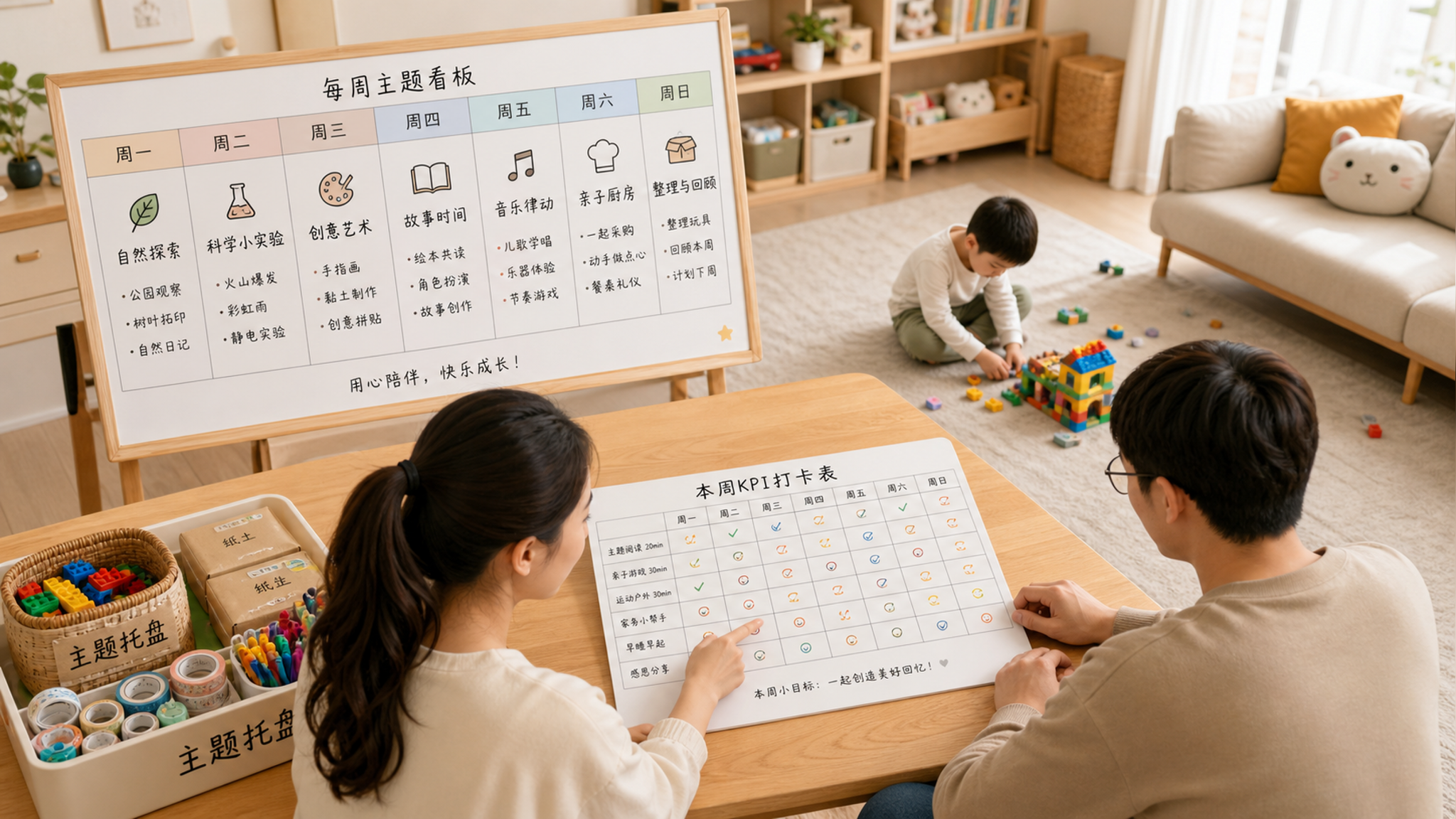 妈妈别再陪玩到崩溃：15分钟把爸爸拉进“游戏分工表”