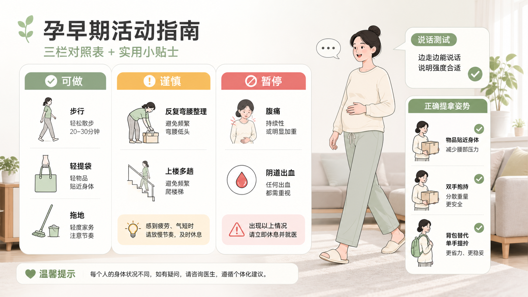 孕早期别吓自己：拿快递拖地到底安不安全