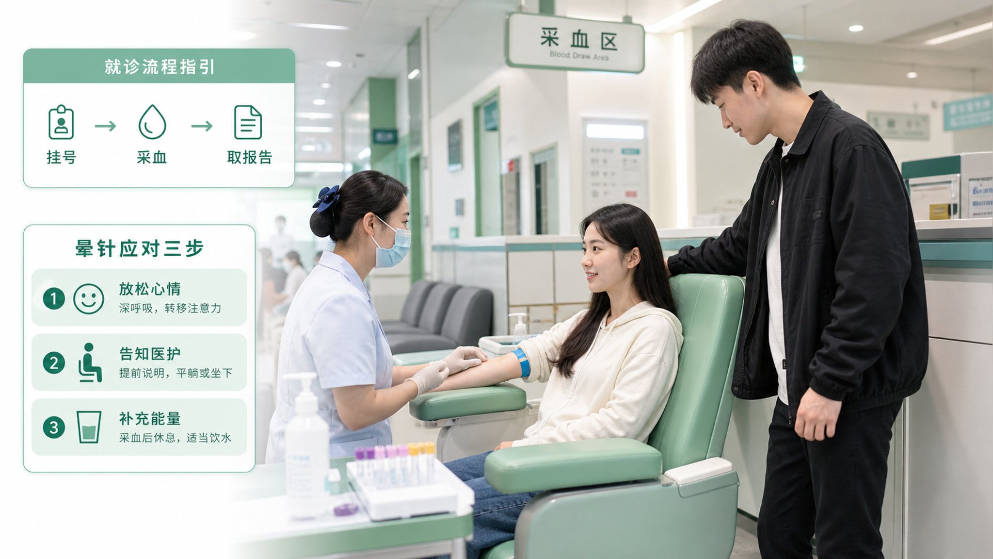 8月去医院抽血：别让你在窗口前突然发黑
