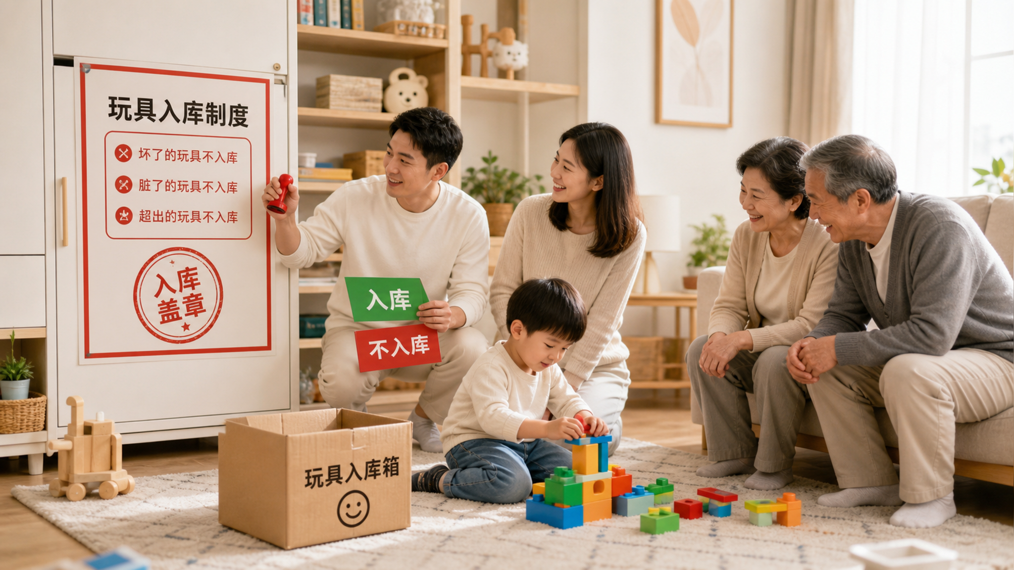 长辈送玩具别硬刚：用入库制度守住主权
