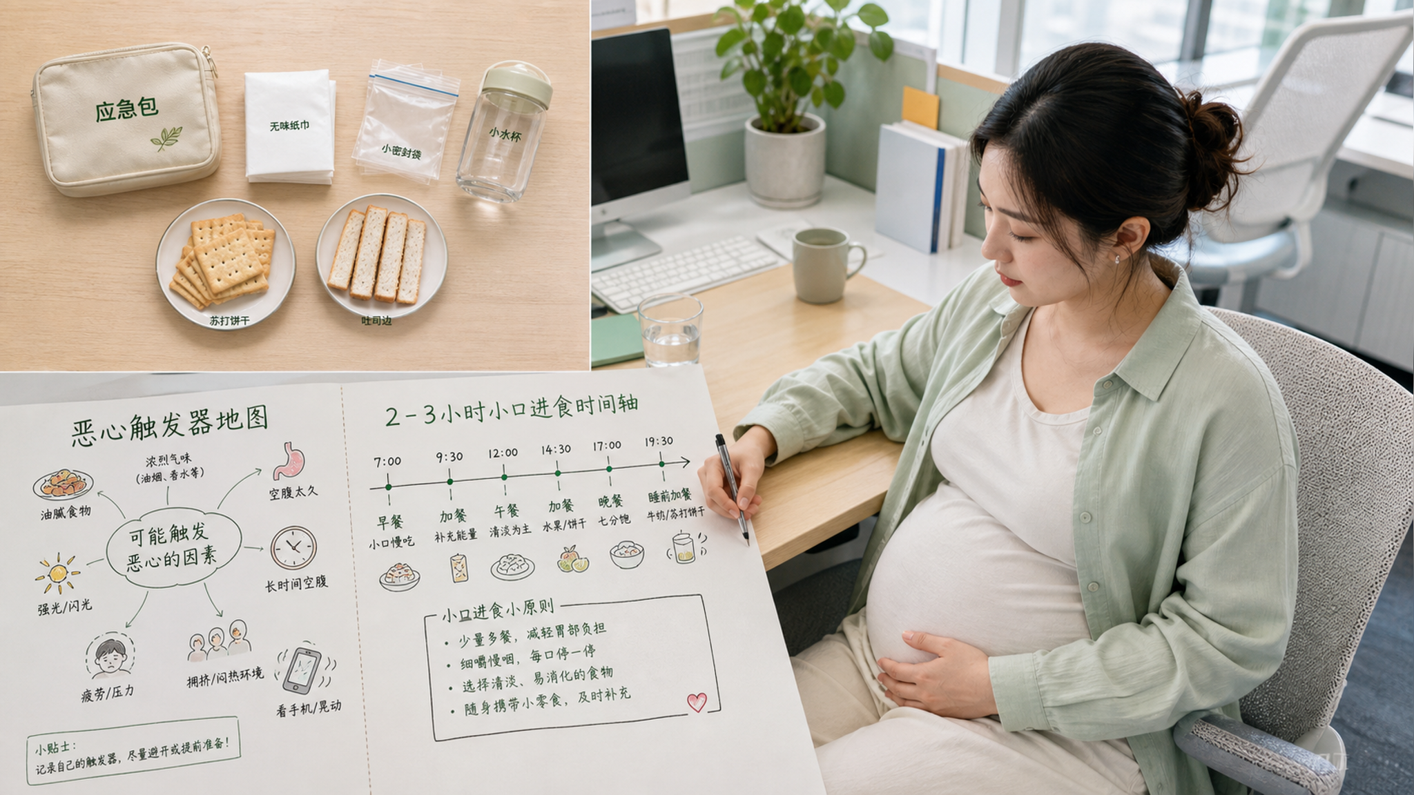 盛夏早孕反胃加重：一套不露痕迹的止恶心方案