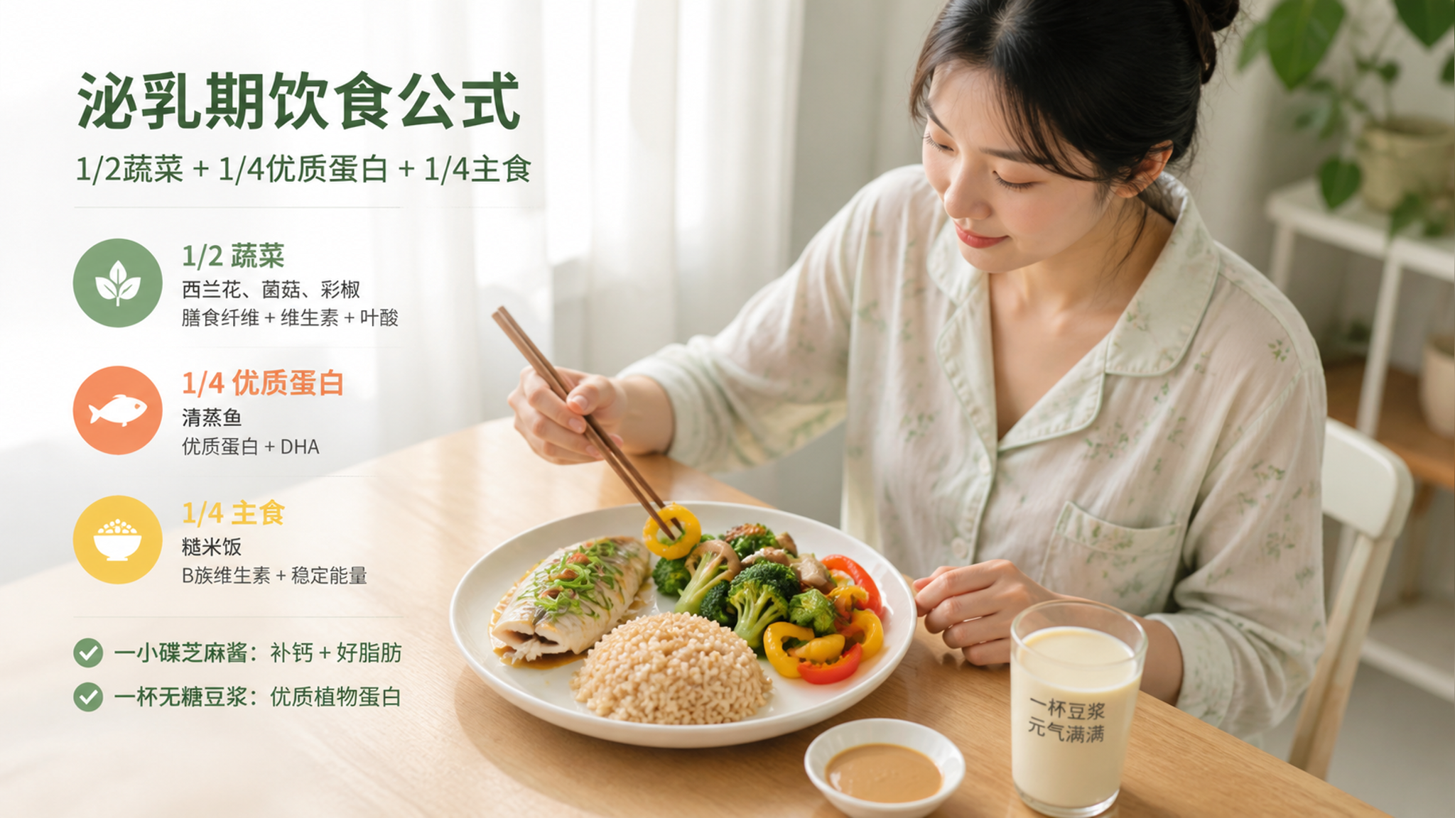 夏天泌乳期别靠油汤冲奶量：防堵奶餐盘公式来了