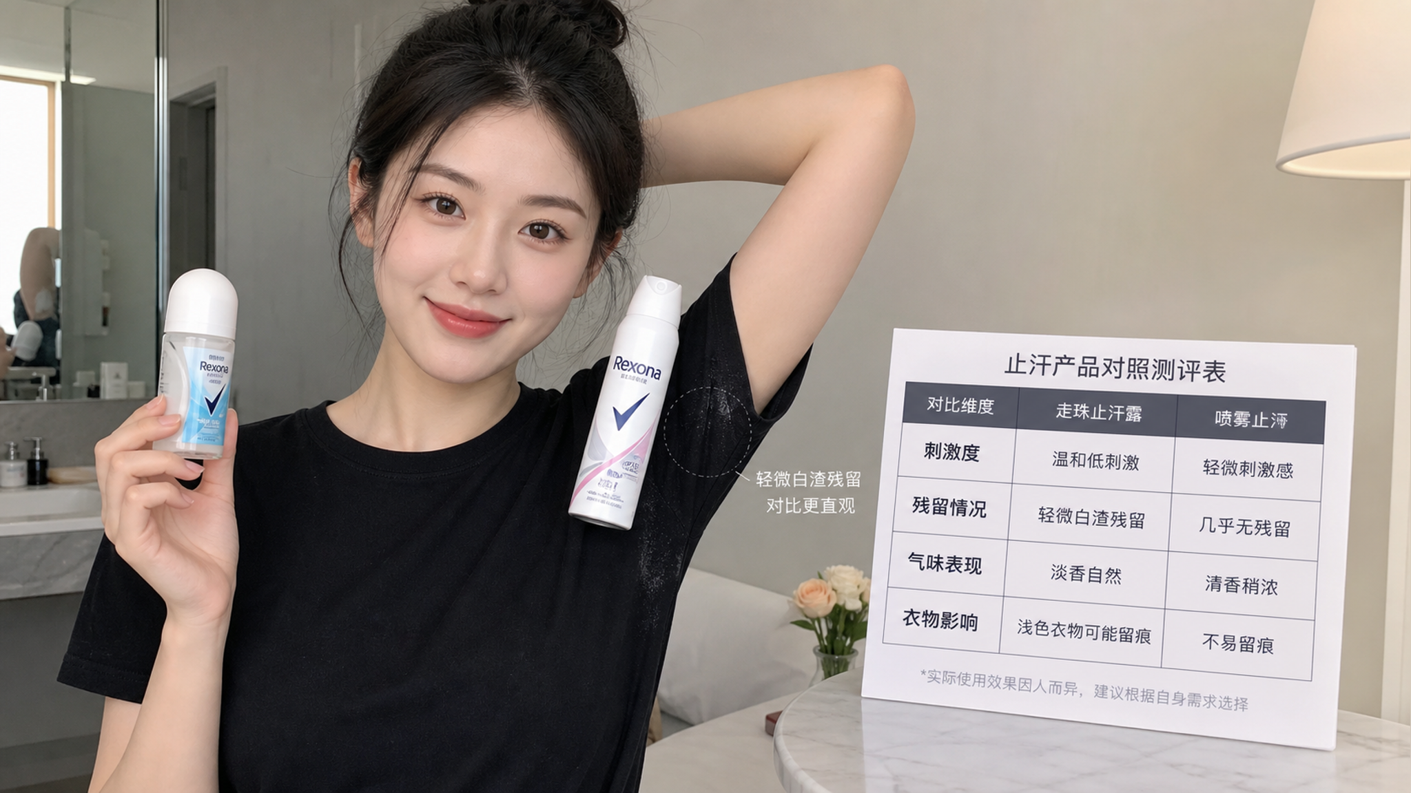 止汗产品别买太猛：刺痛、白渣、衣服发黄一次讲清
