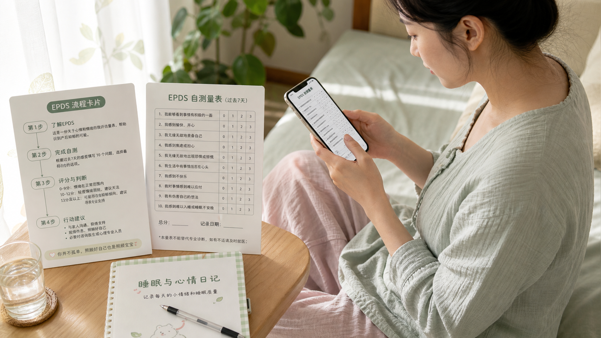 小暑太热睡太少 产后EPDS自测怎么做才靠谱