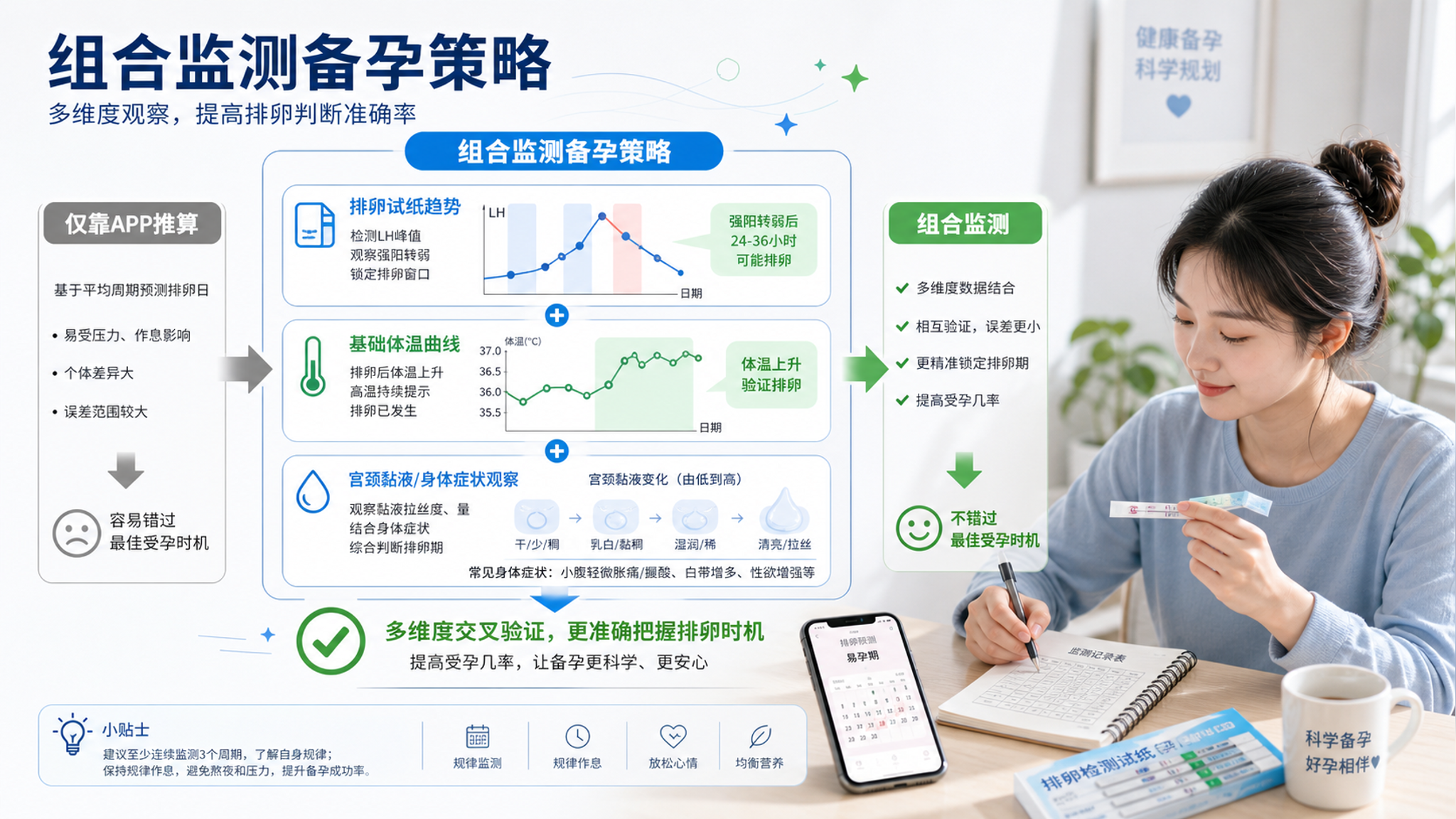 排卵APP别当真：夏天周期漂移这样备孕更稳