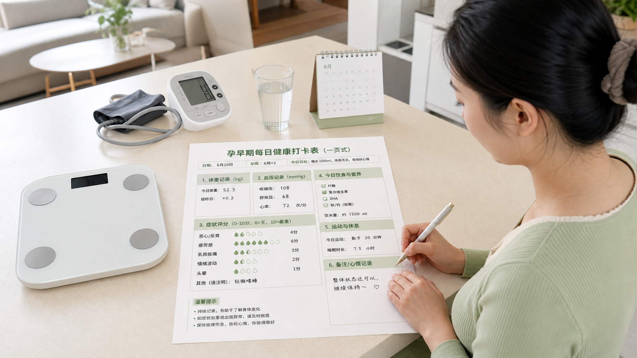 早孕别把自己逼成监测员：三件套低频记录更安心