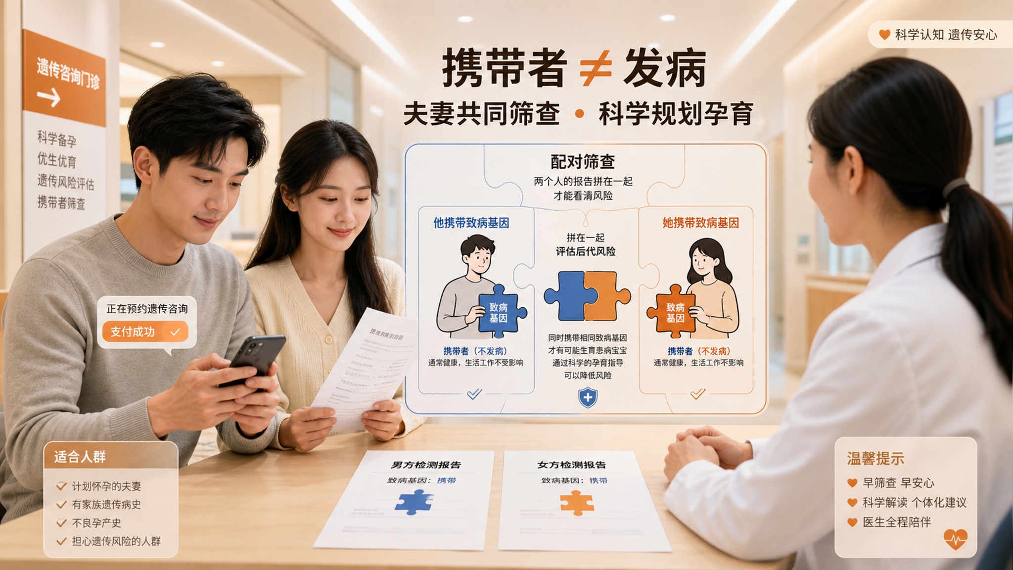 报告写“携带者”就要被退婚？先把这3件事弄明白