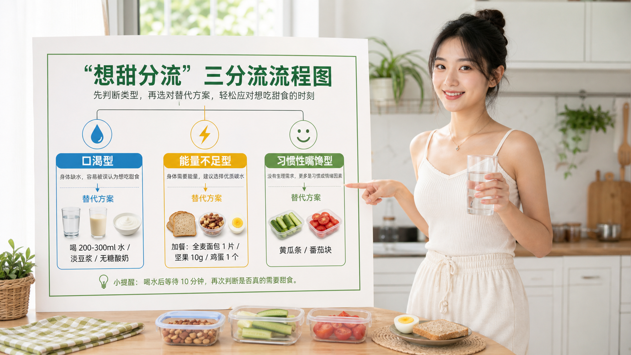 伏天总想吃甜的？先分清是渴还是饿