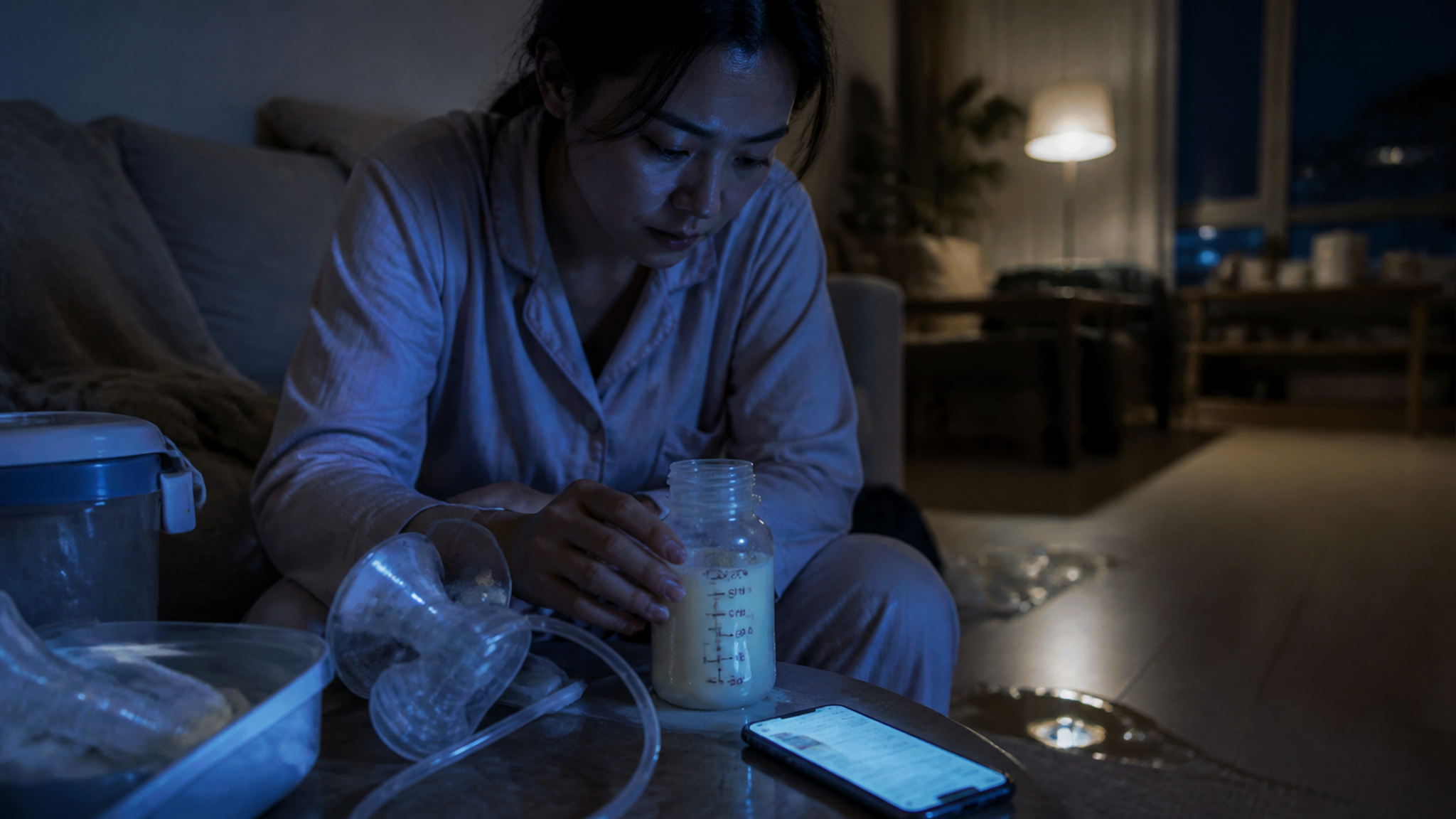 奶量少了20毫升，我却像被扣了20分
