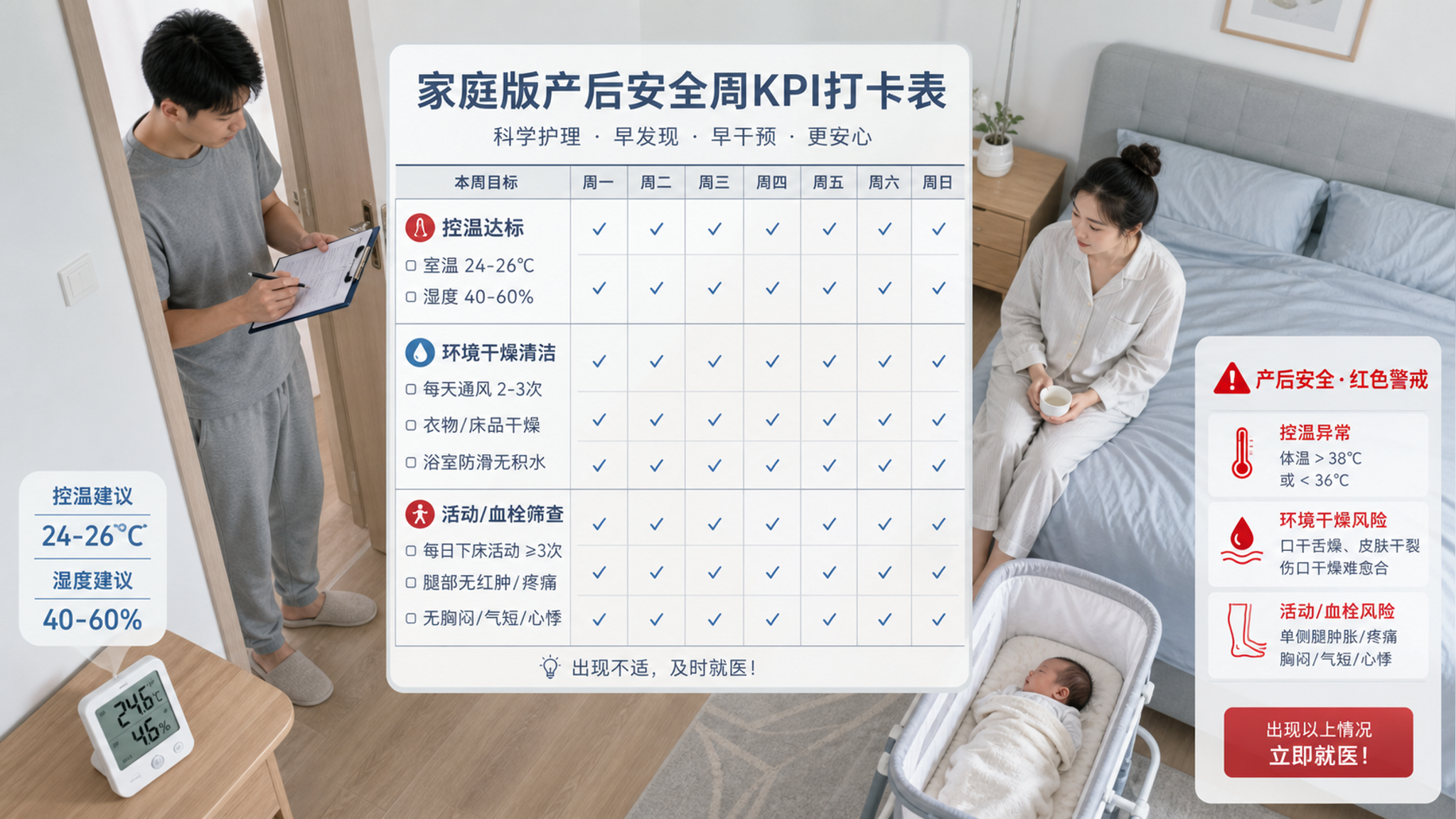 现代月子别盯产妇：家庭3项周KPI才是禁忌