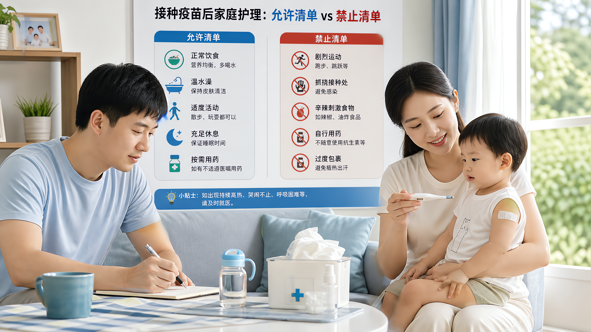 打完疫苗别忙着“补”和“捂”：48小时护理清单照做就够了