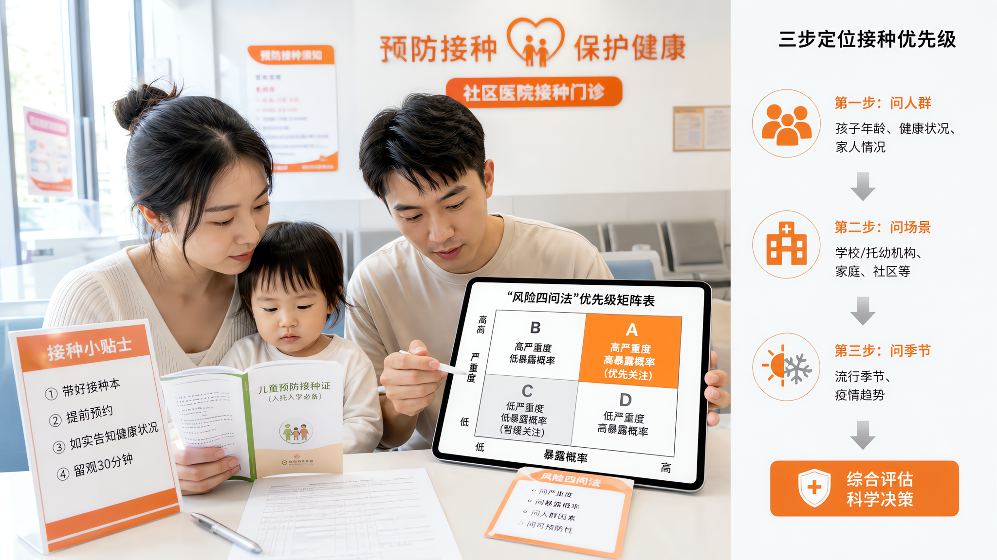 入园前别乱加针：疫苗“风险四问法”一页定优先级