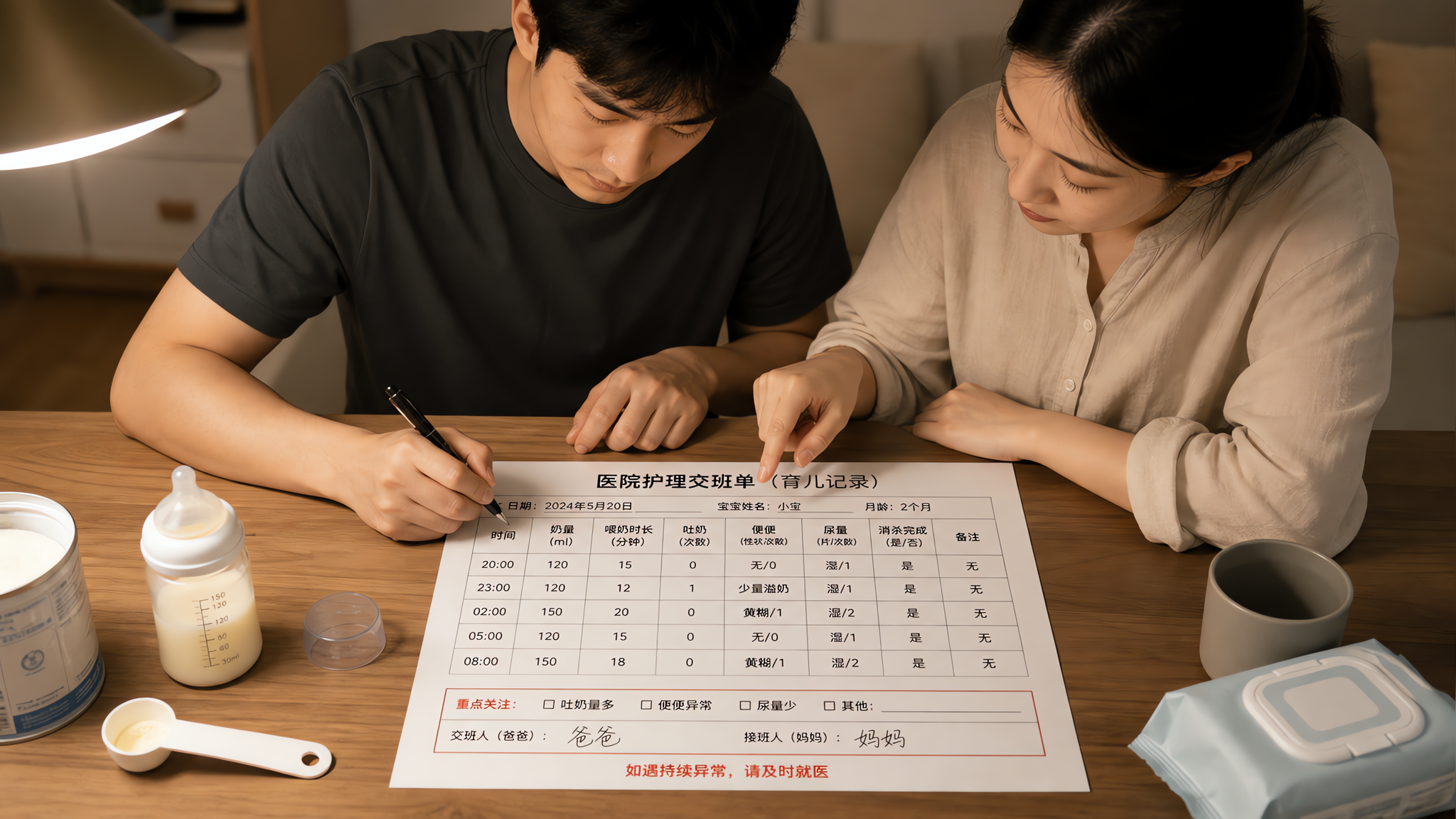 节后夜哺别再靠吼：爸爸3个KPI交接表