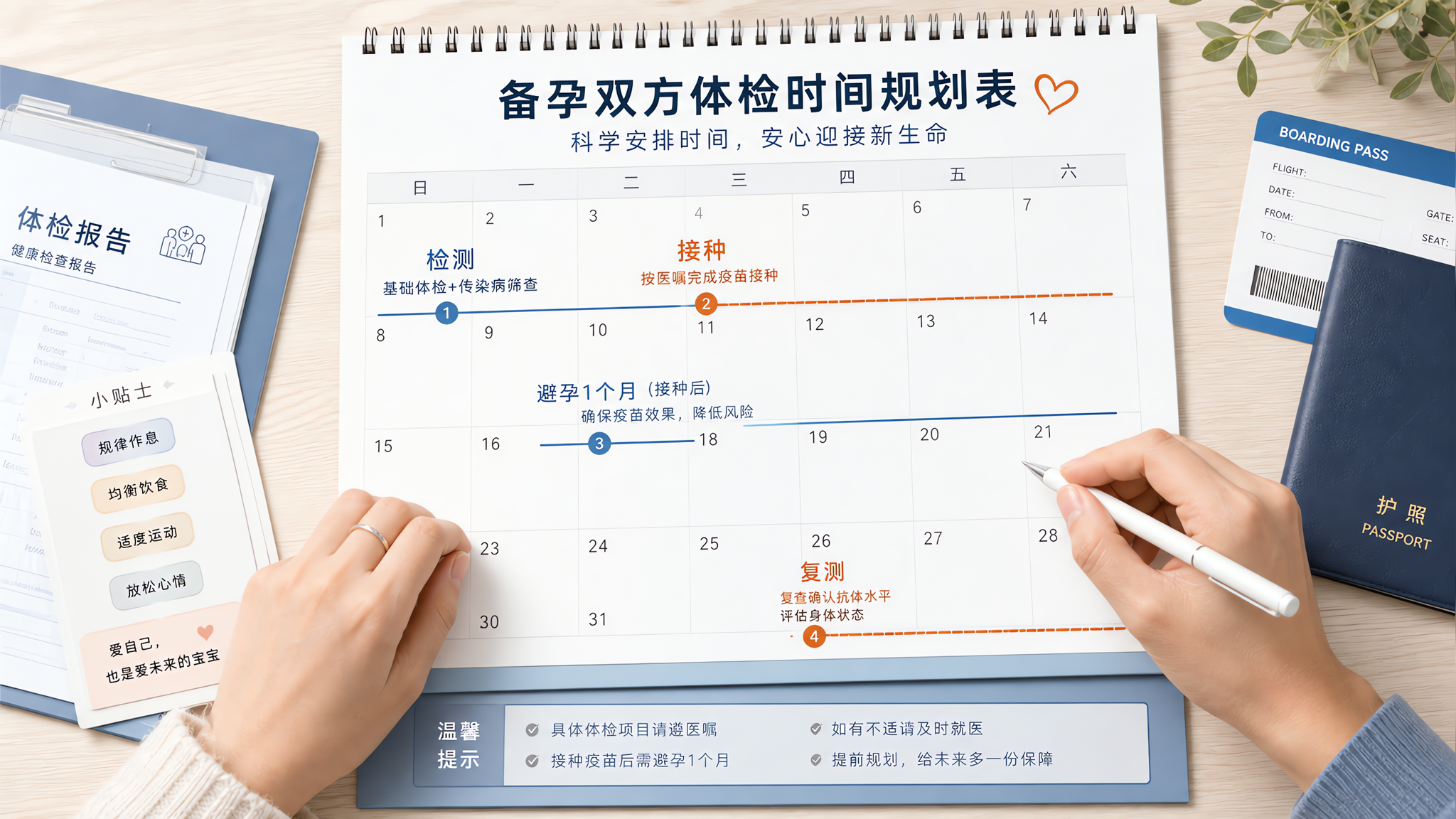 暑期旅行后想立刻备孕？先把免疫时程排清楚