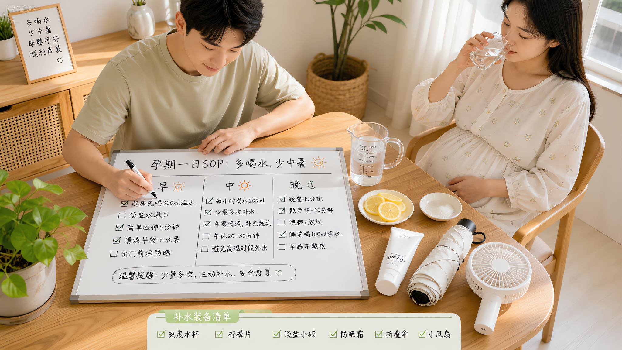 小暑孕妈总出汗又反酸？照抄这套早中晚7步SOP