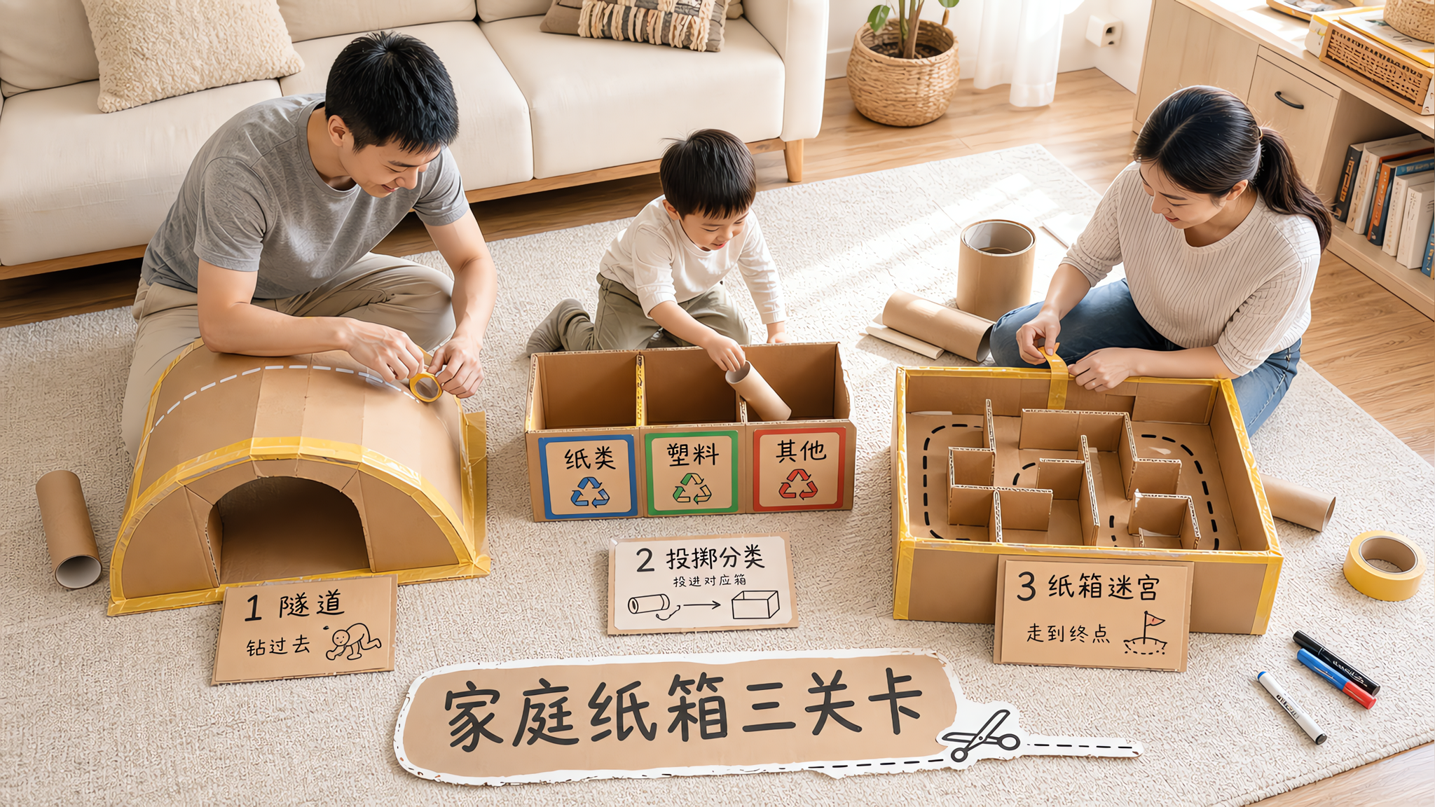 购物节别乱买：快递盒才是最强早教材料