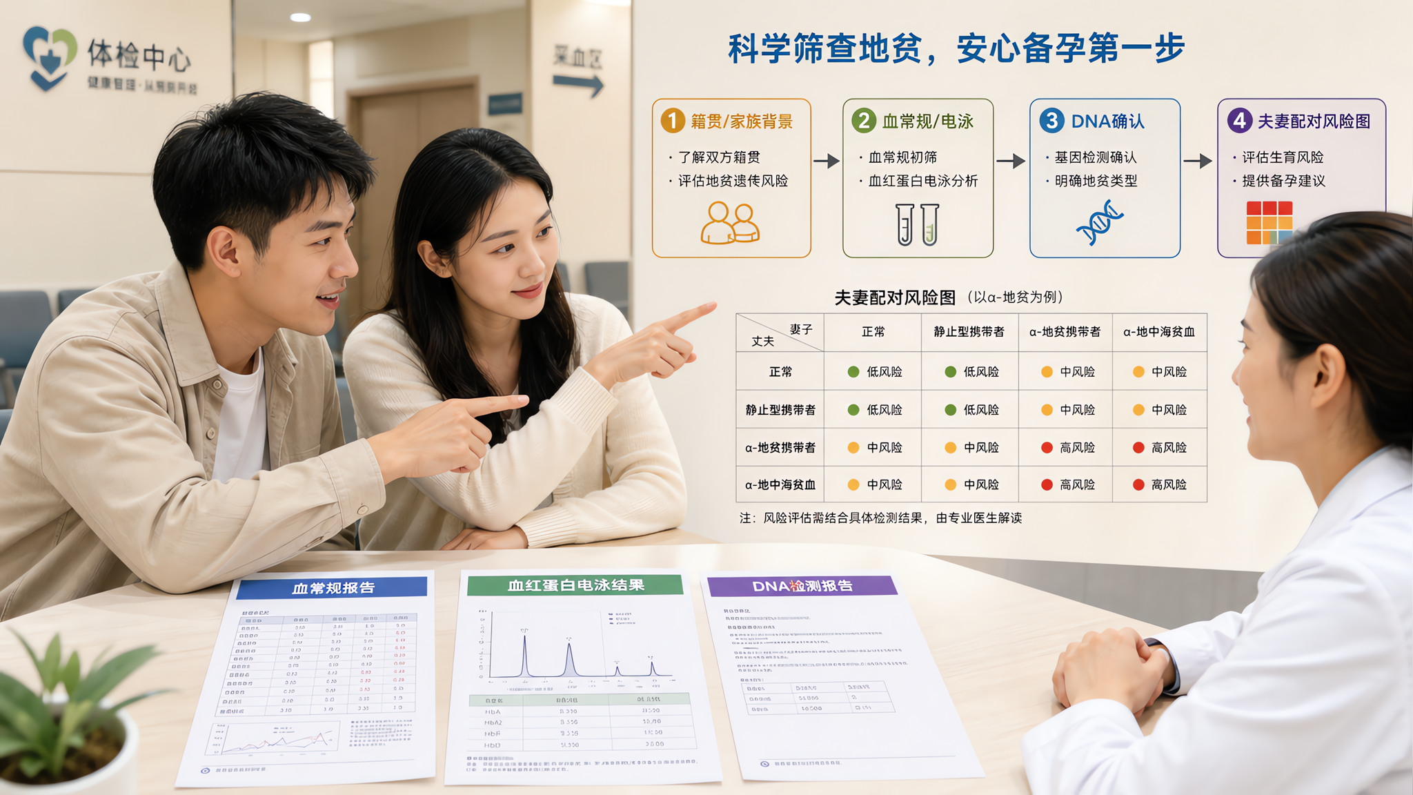 血常规正常也可能漏地贫？备孕夫妻分层筛查指南