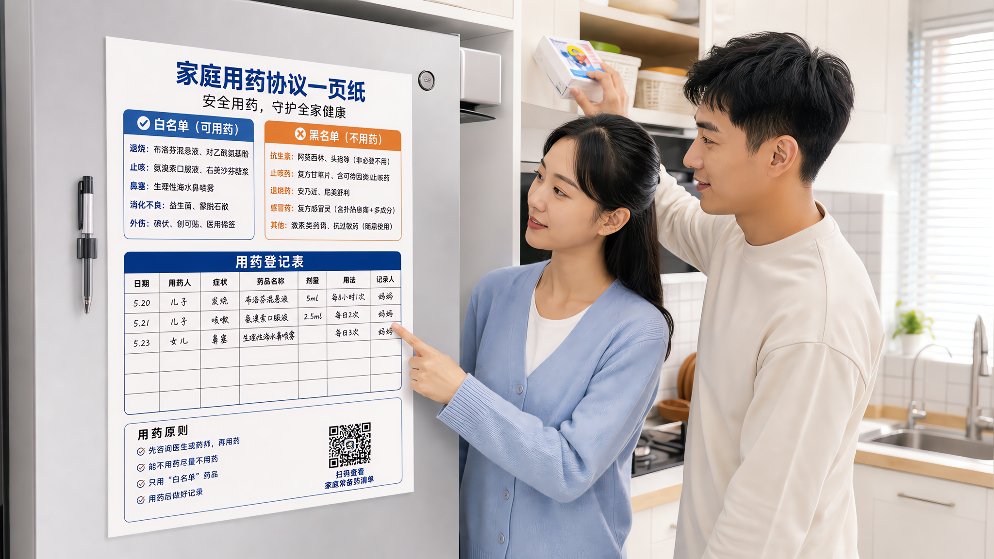 家里偷偷给娃喂药？一张表把用药权拿回来
