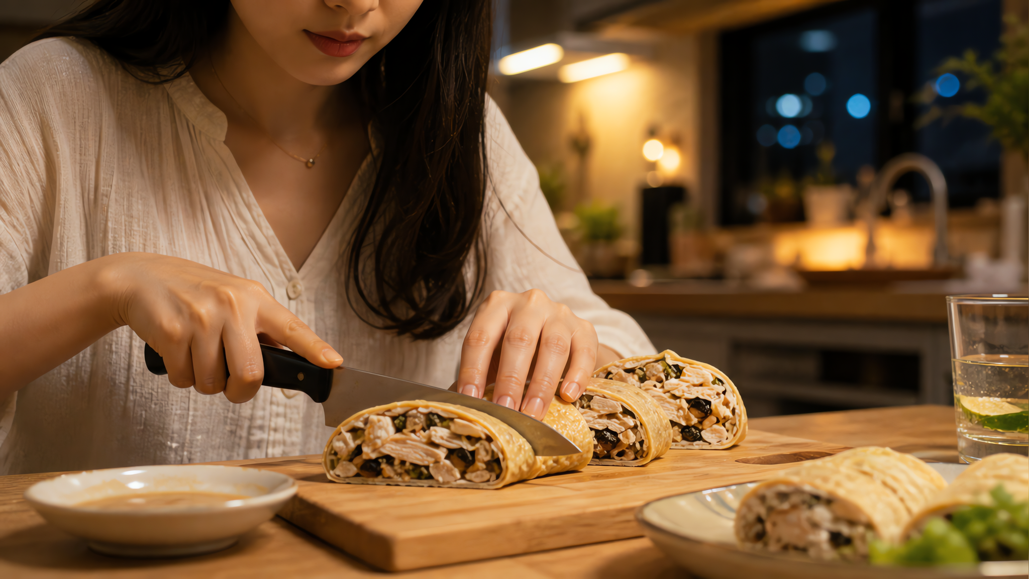 夏夜10点不想重口：豆腐皮三态卷，轻但不寡
