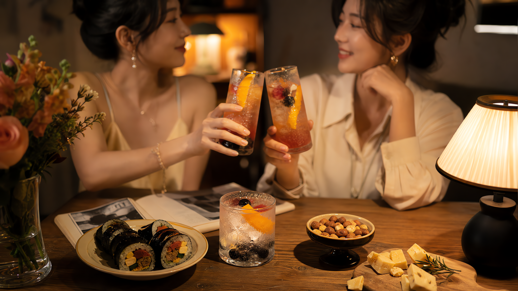 闺蜜局不想醉也想有氛围：6款无醇轻饮搭配公式