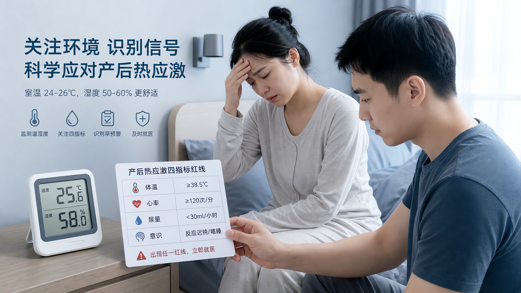 夏天坐月子别再捂：四个指标守住热射病红线