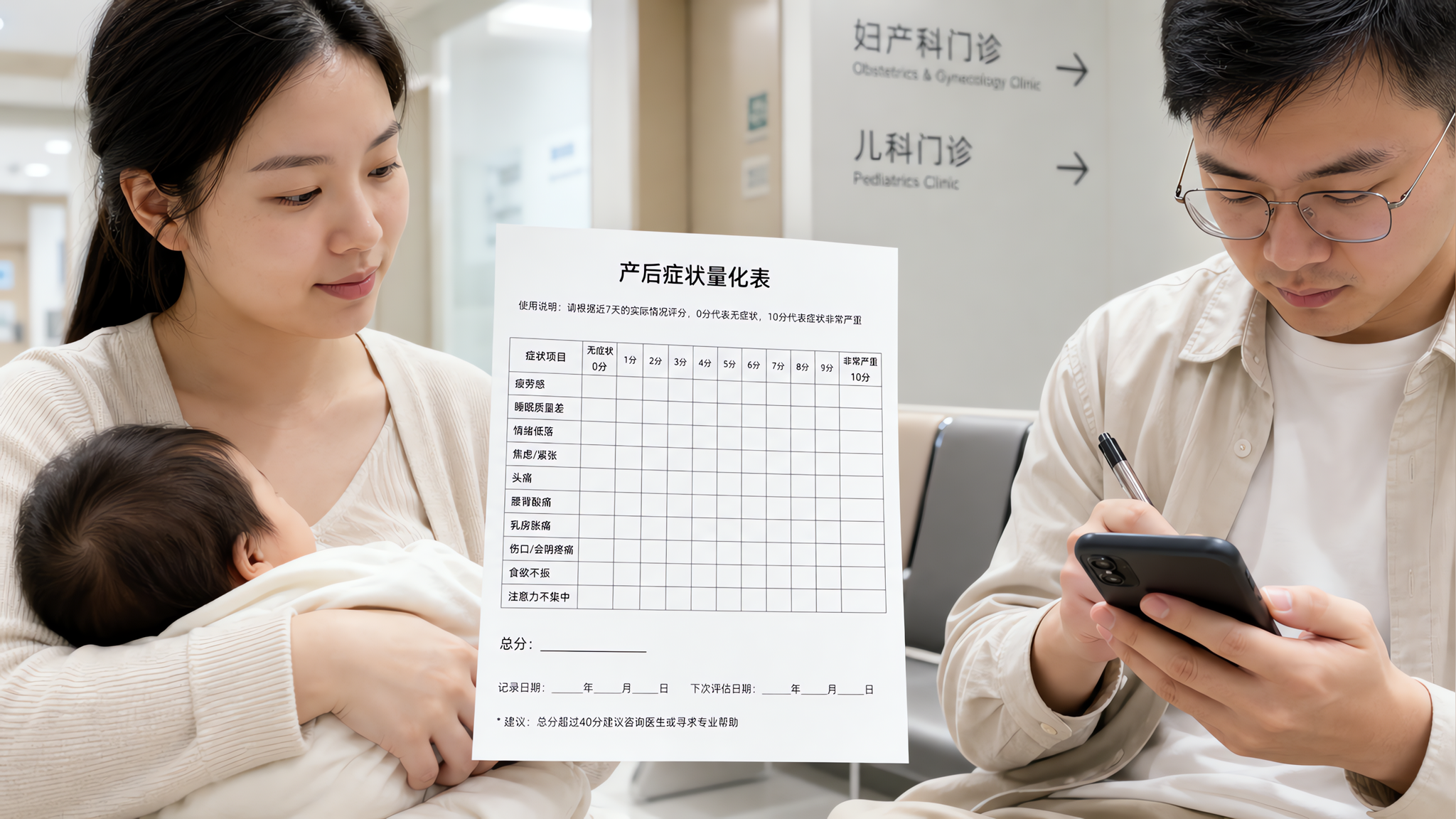 42天复查别只说“我想恢复身材”：带这张症状表，5分钟问清康复路径
