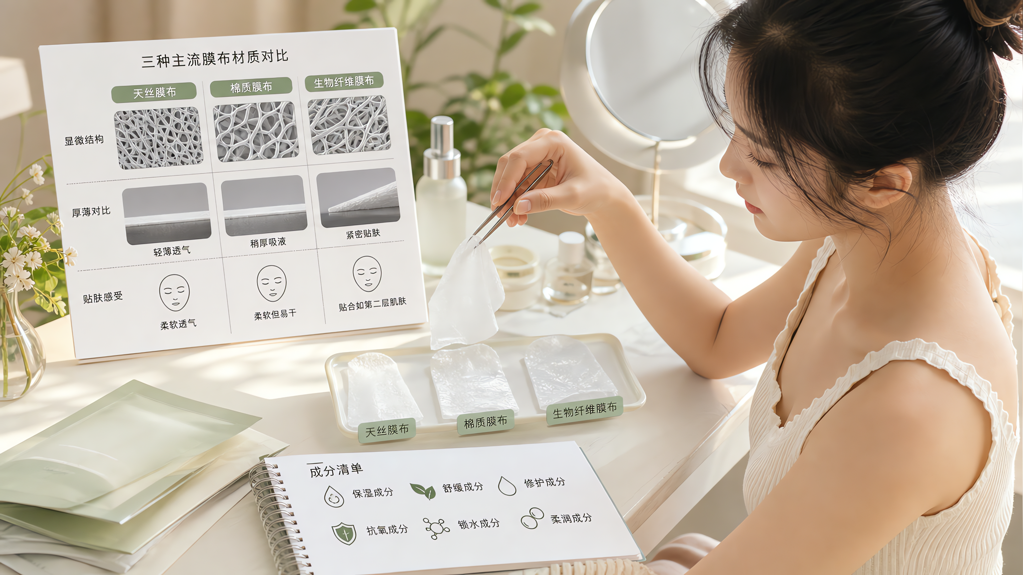 敏感肌面膜越敷越红？先看膜布和防腐