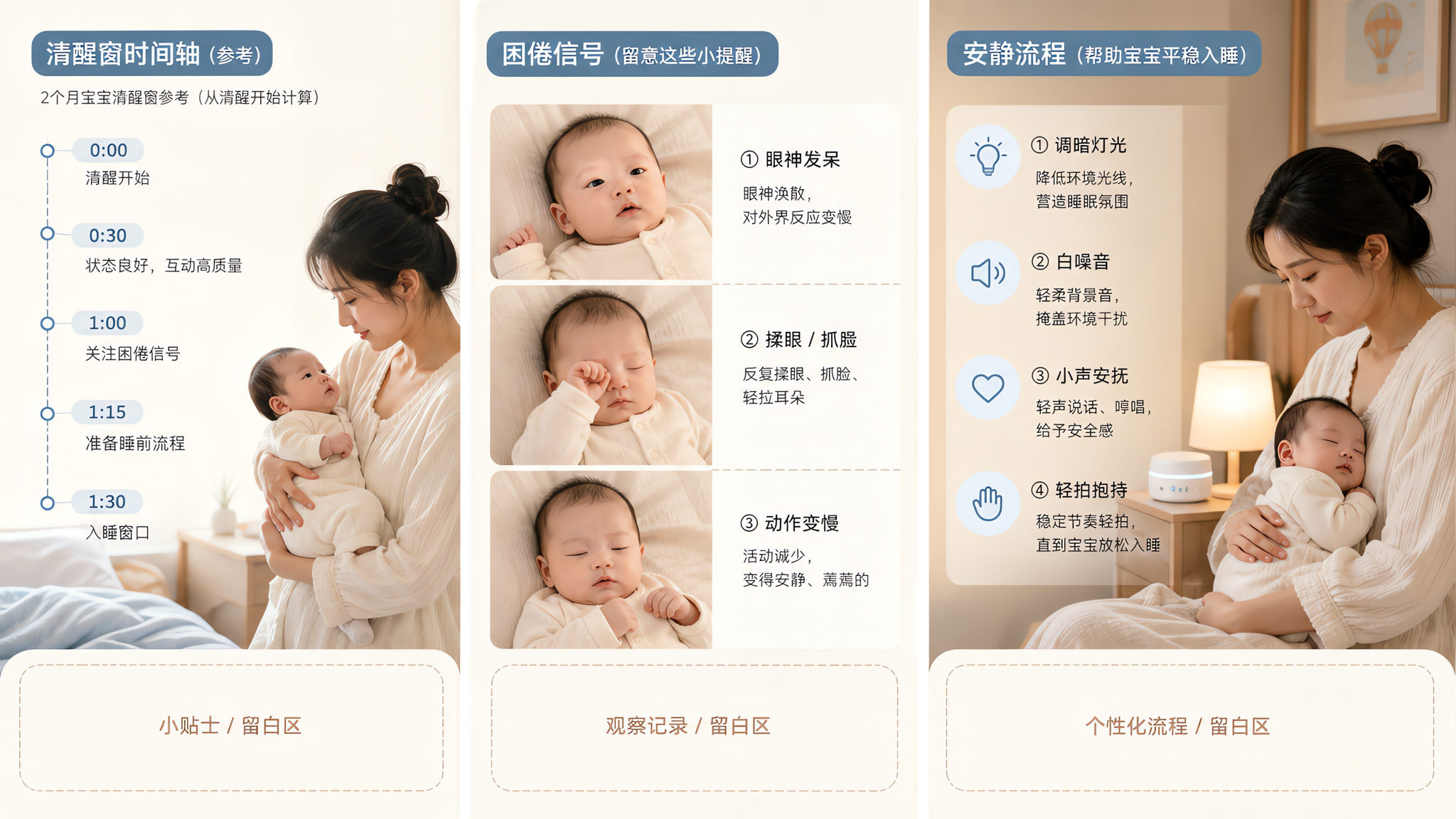 2个月宝宝睡多久算正常？看总睡眠和清醒窗就够了