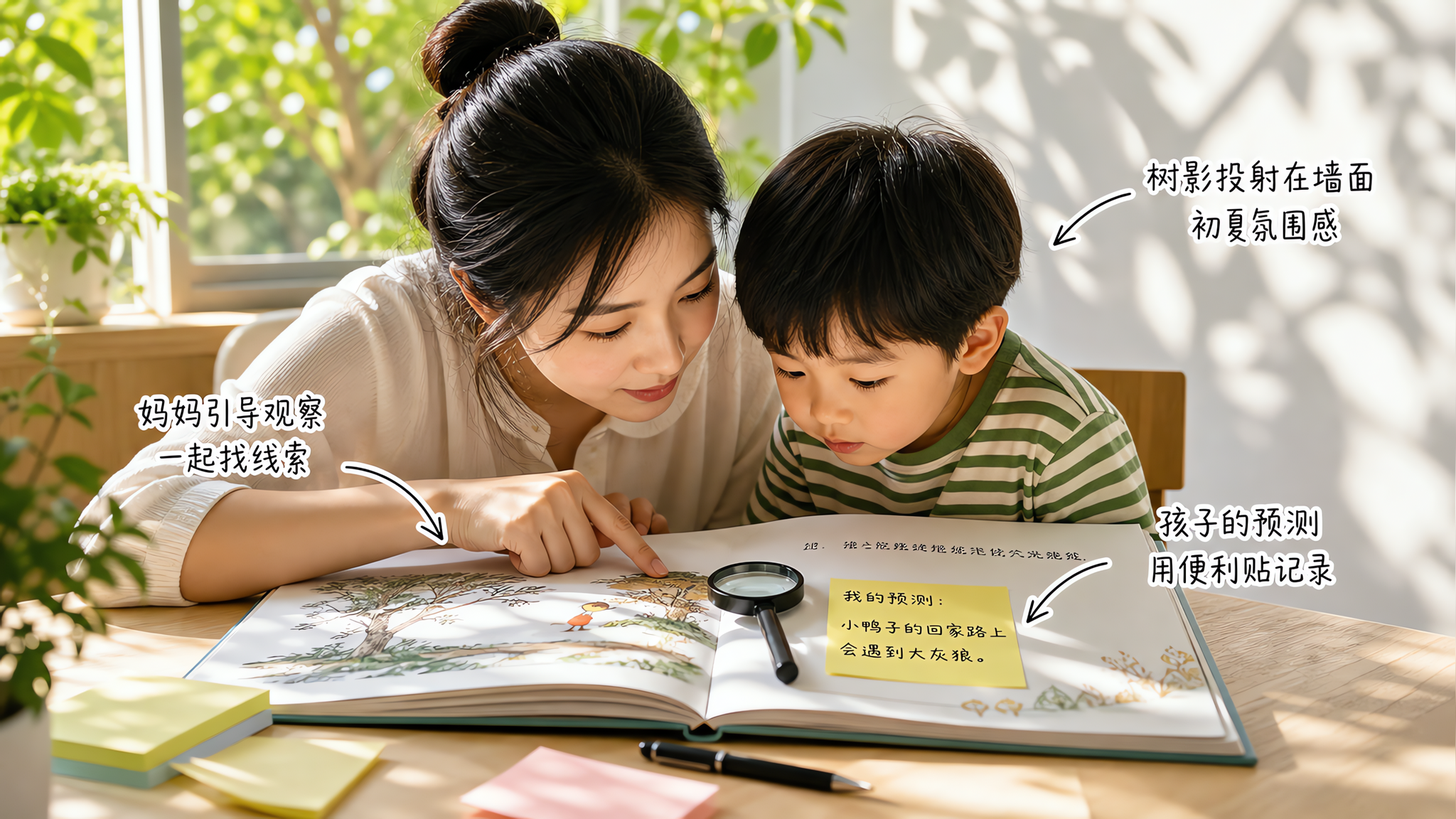 孩子只看图不读字？用“线索侦探法”他会主动回到文字
