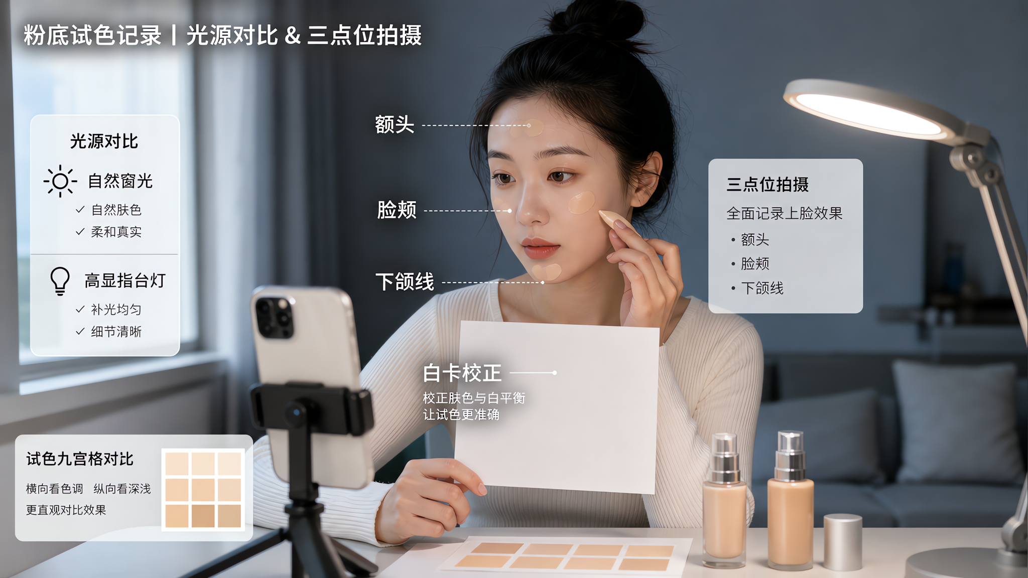 粉底在家红公司灰自拍黄？问题多半不在色号