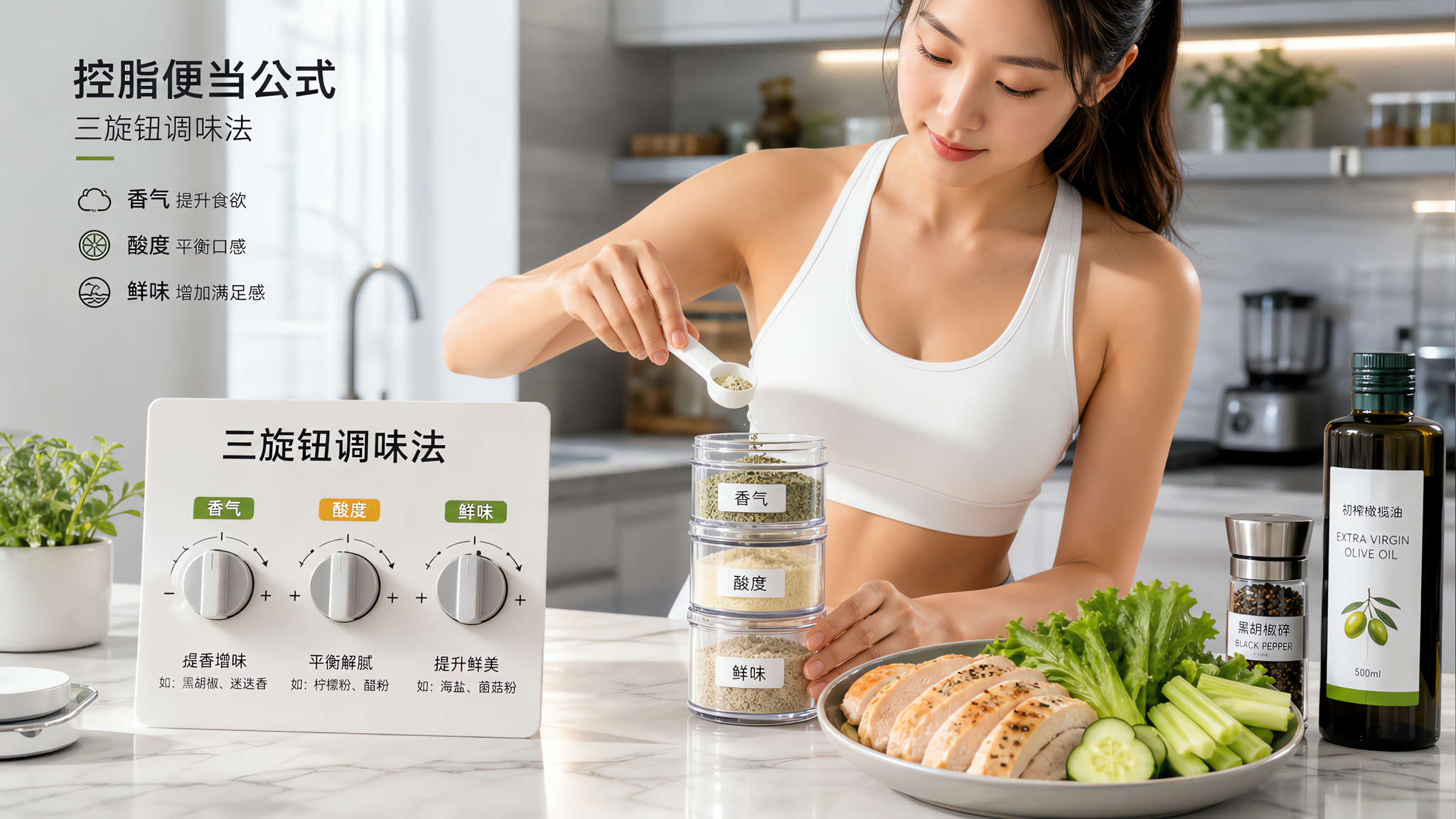 控脂吃到崩溃？用风味三旋钮救活鸡胸