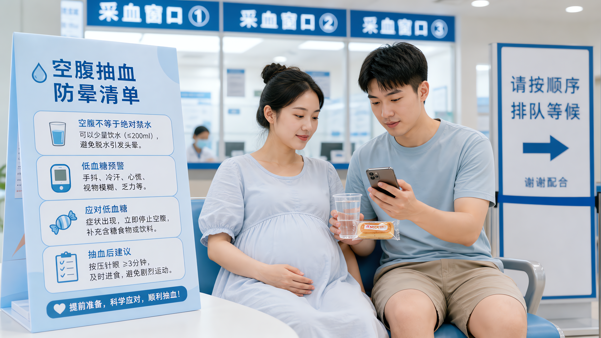 高温天空腹抽血别硬扛：防晕清单和饮水规则一次讲清
