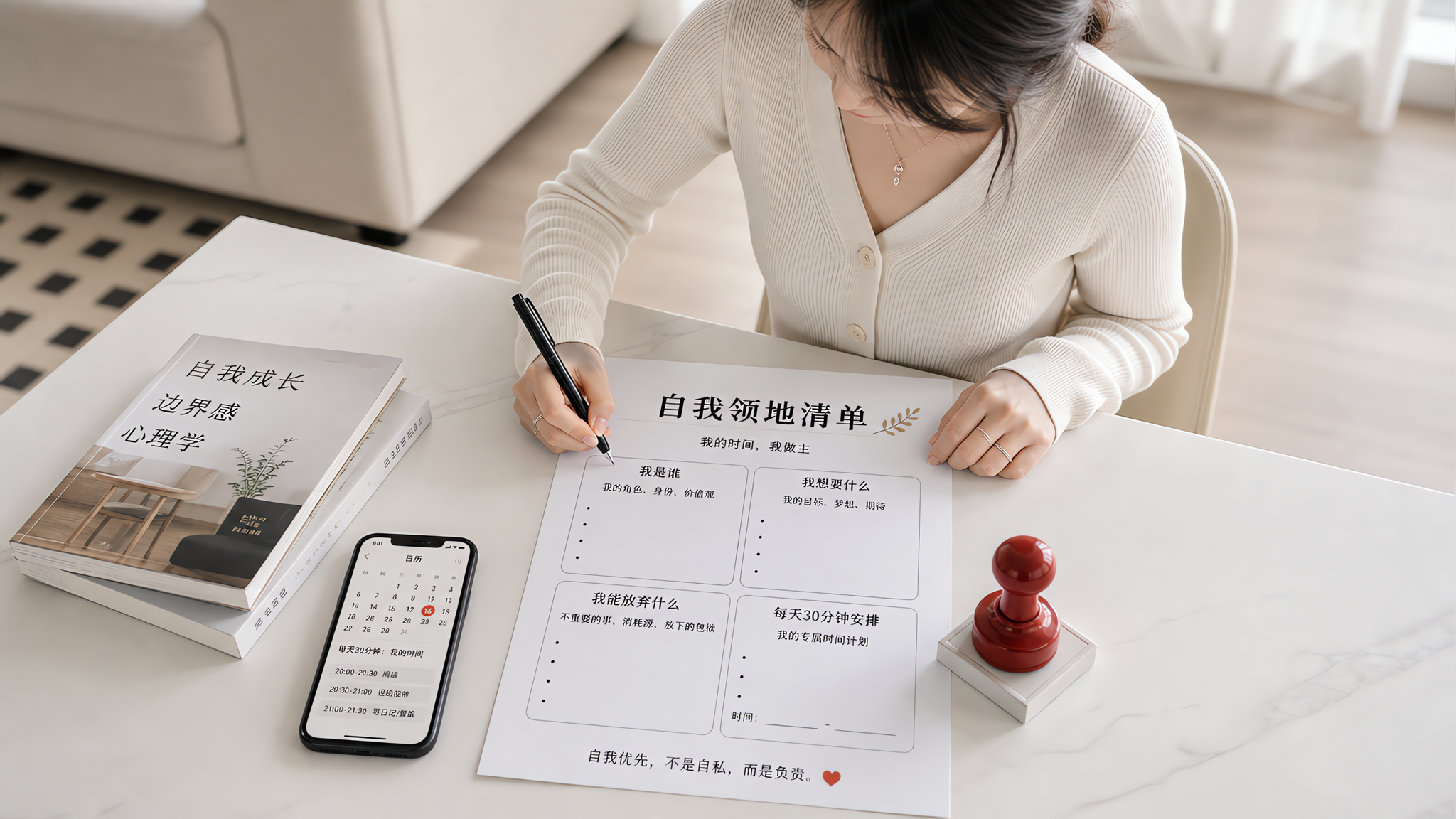 每天30分钟不可协商自我时间：把你从母职吞噬里拉回来