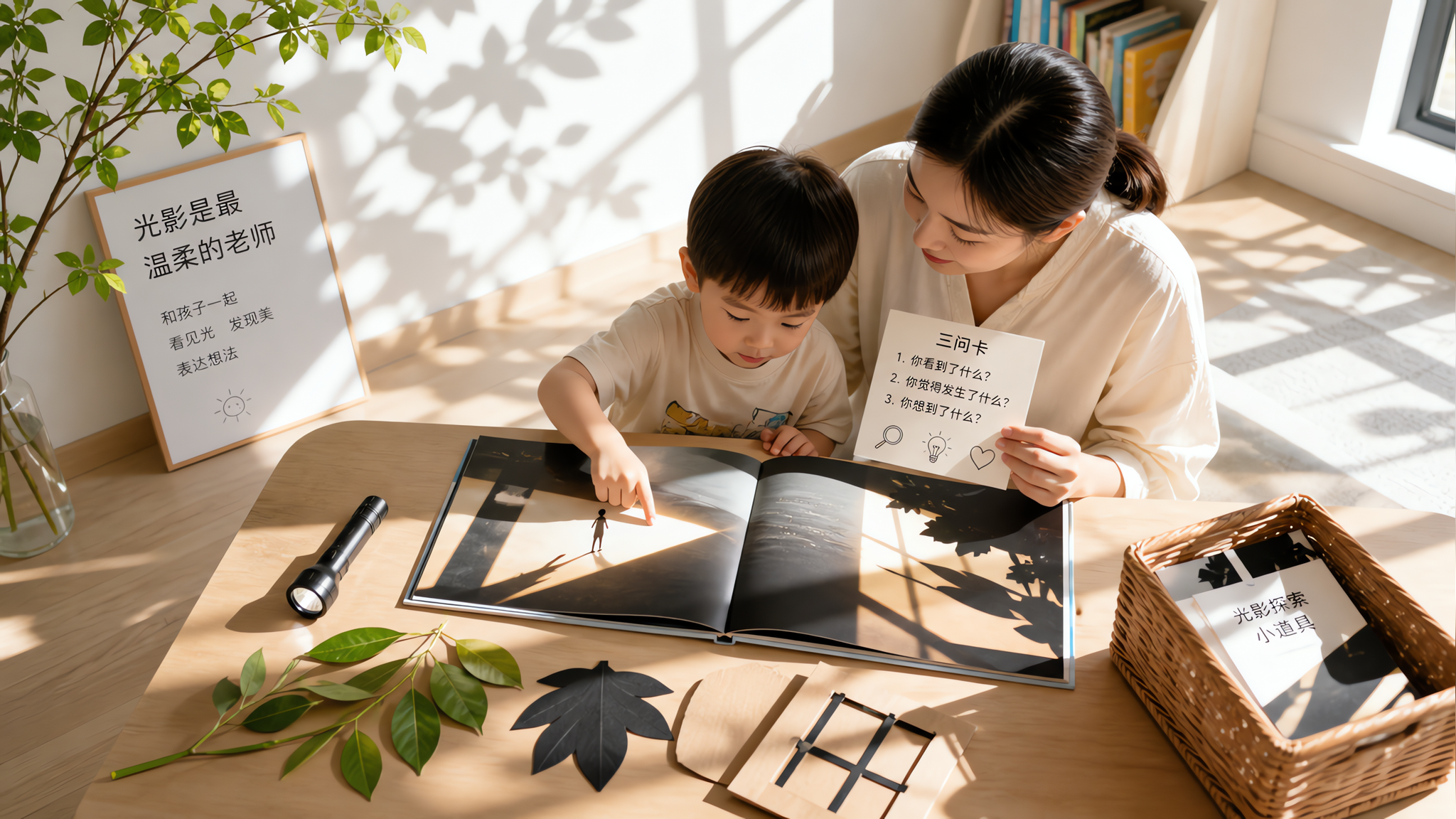 孩子只爱看“没字绘本”？三步把光影读成专注力
