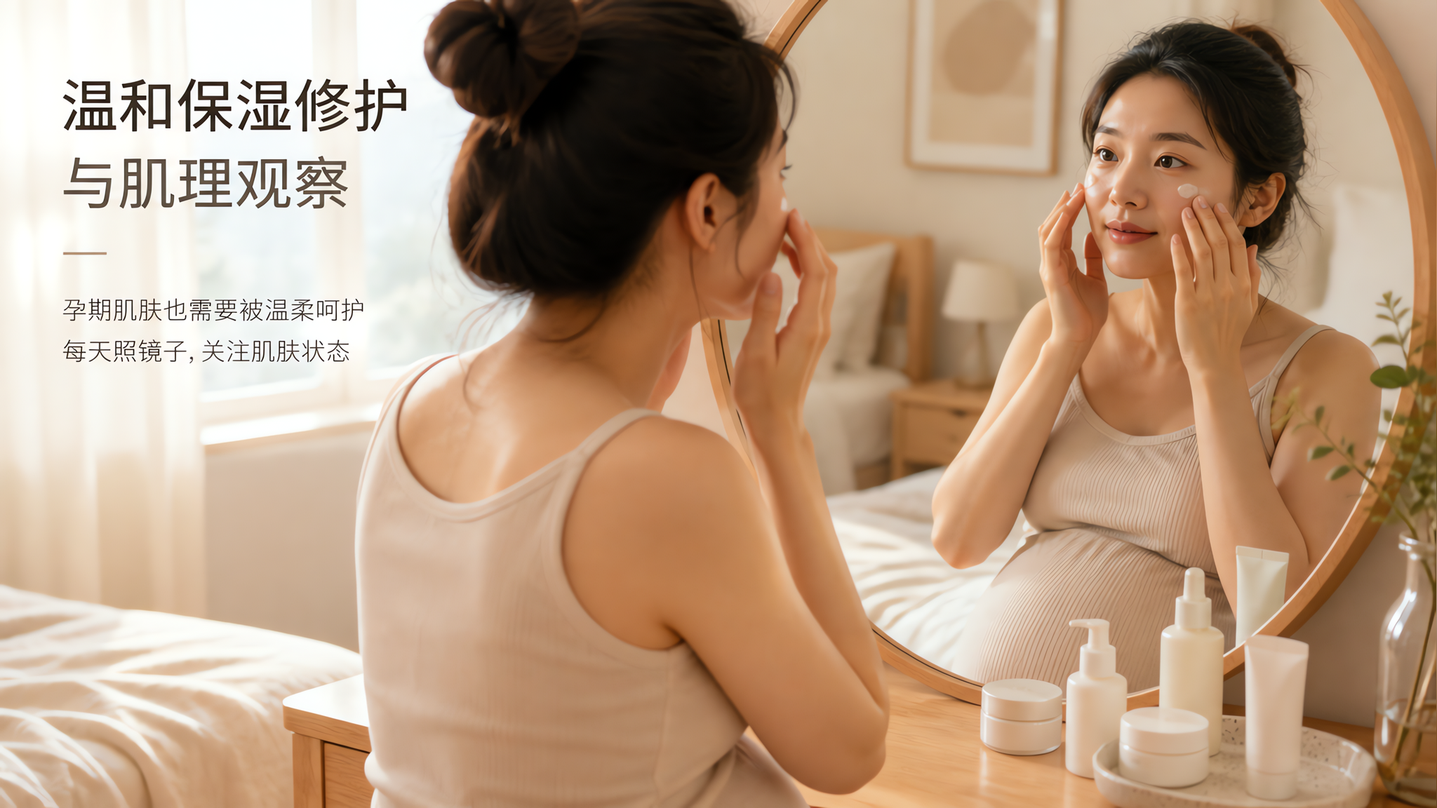 孕期细纹突然明显？多半不是老，是干+轻炎症在放大纹理