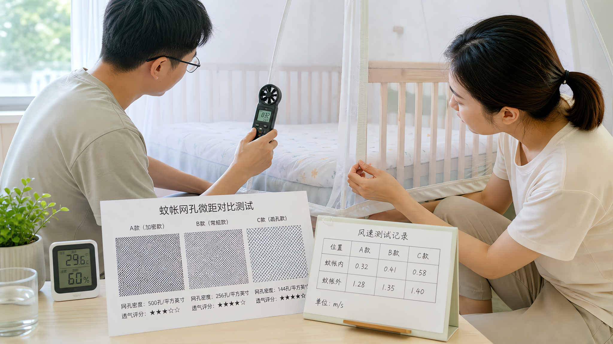 蚊帐别买太密：宝宝闷醒多半是风阻和结构坑