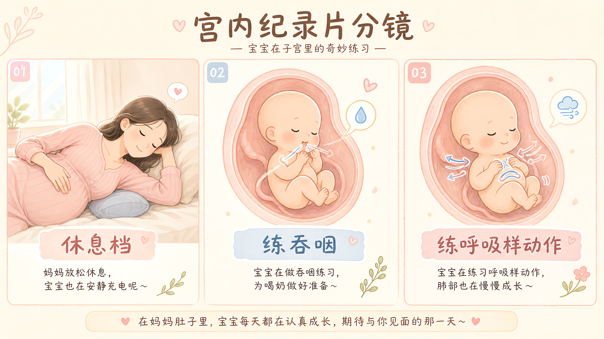 胎动忽然变安静？可能只是宝宝在“休息档”