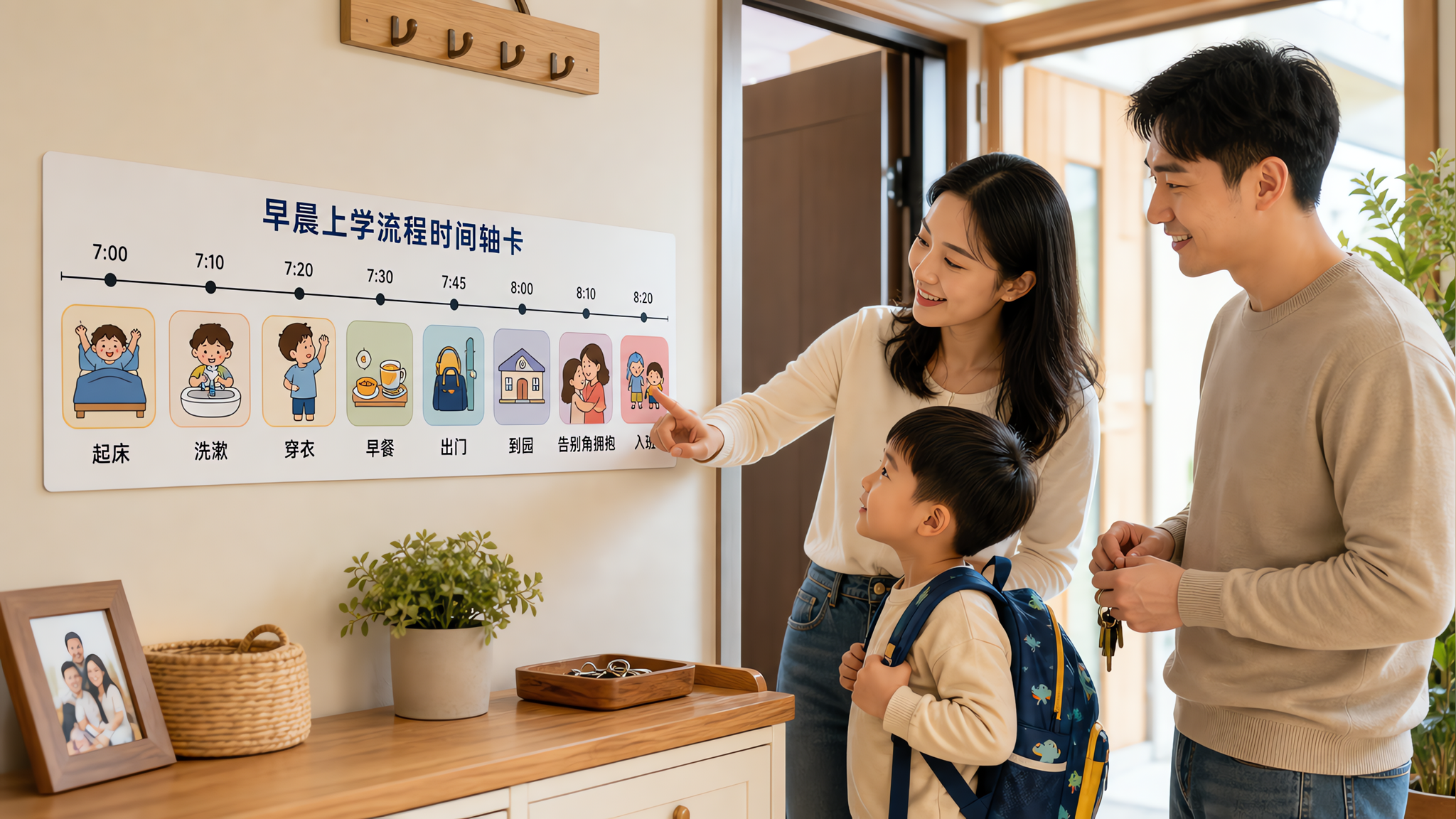 入园3年还哭着不肯分开？用这套5步脱敏早晨不再拉扯