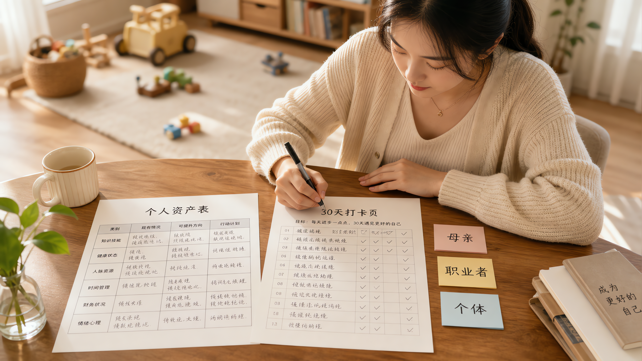 把孩子从你的KPI里删掉：一张资产表找回底气