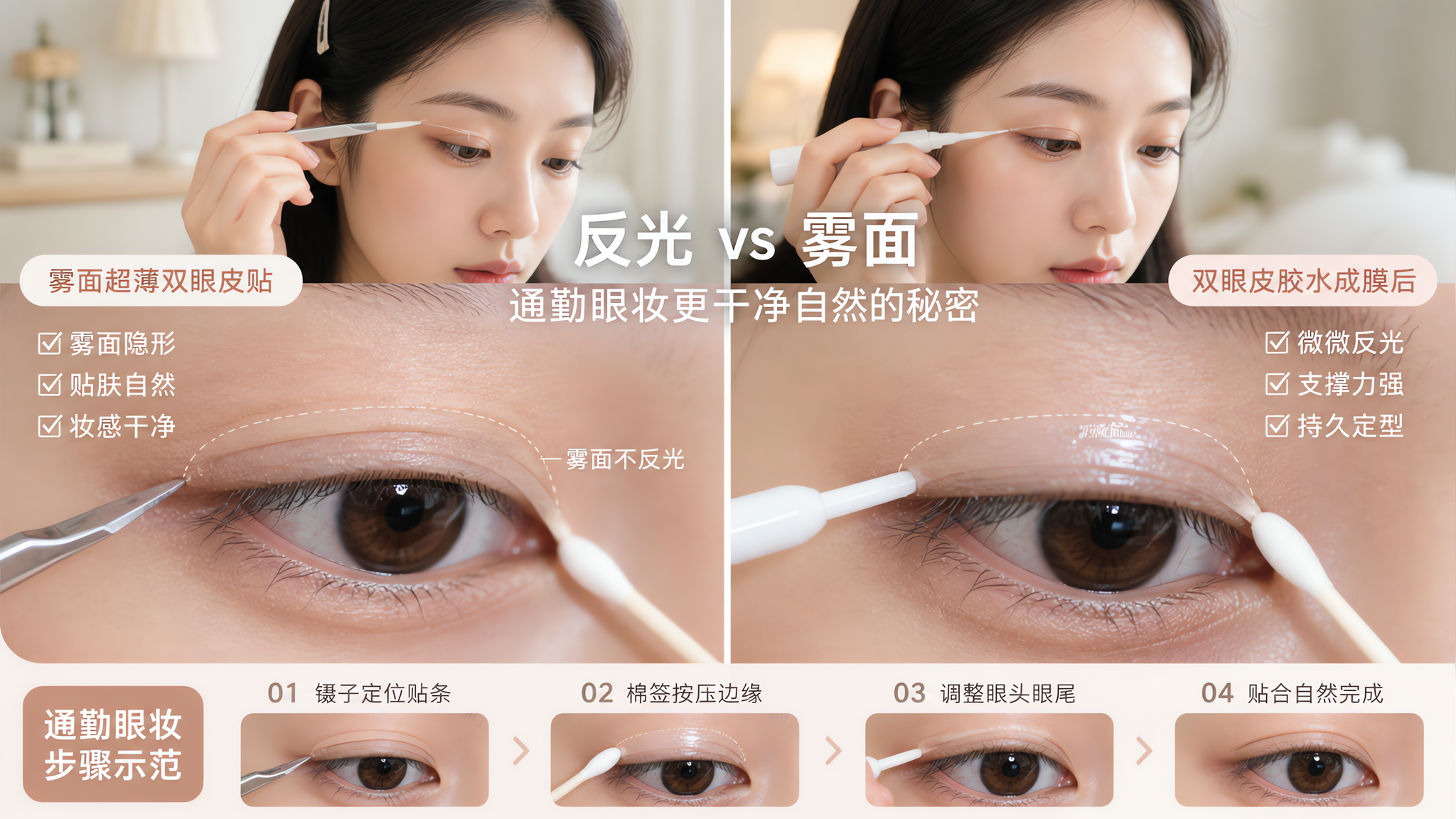 双眼皮贴总像透明胶？从材质到卸除一次讲透