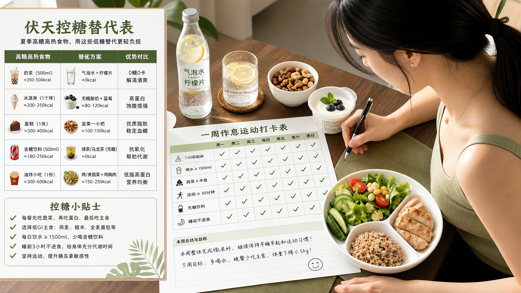 伏天一喝冰就失控？PCOS控糖替代表和升级节点