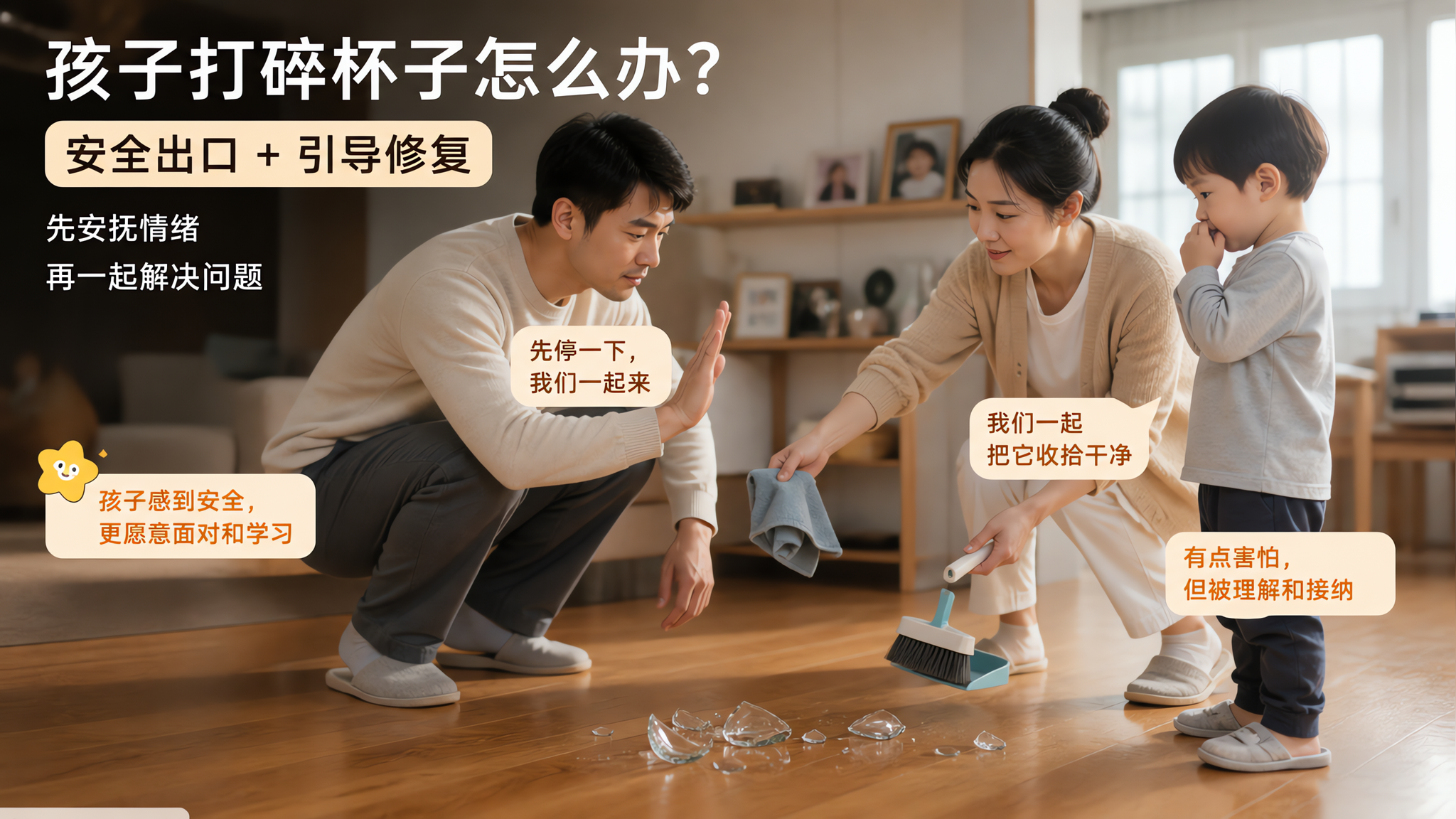 孩子说谎先别审：4种动机一眼识别+责任闭环三步