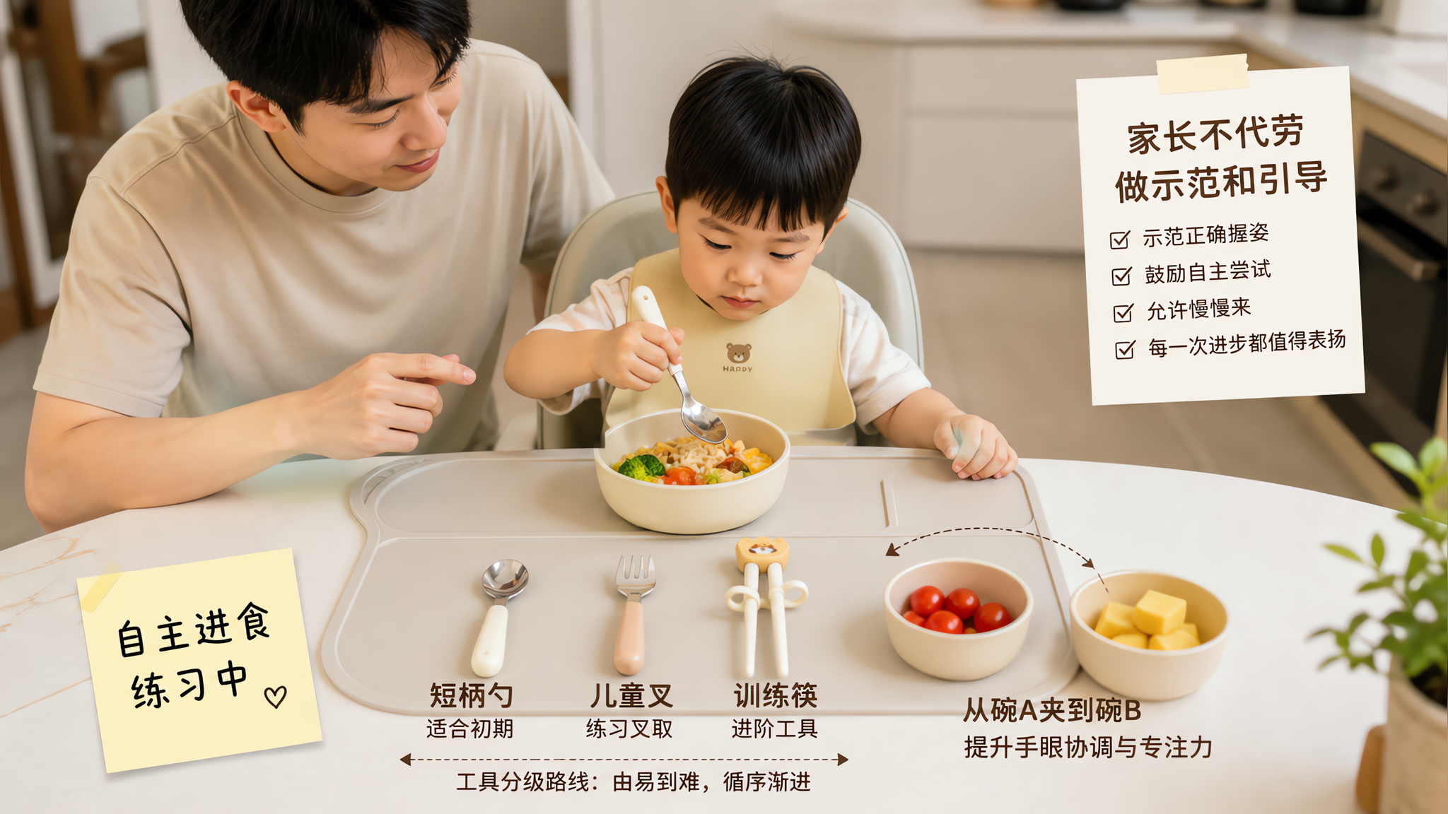 别急着喂：两周把孩子“会吃”练出来